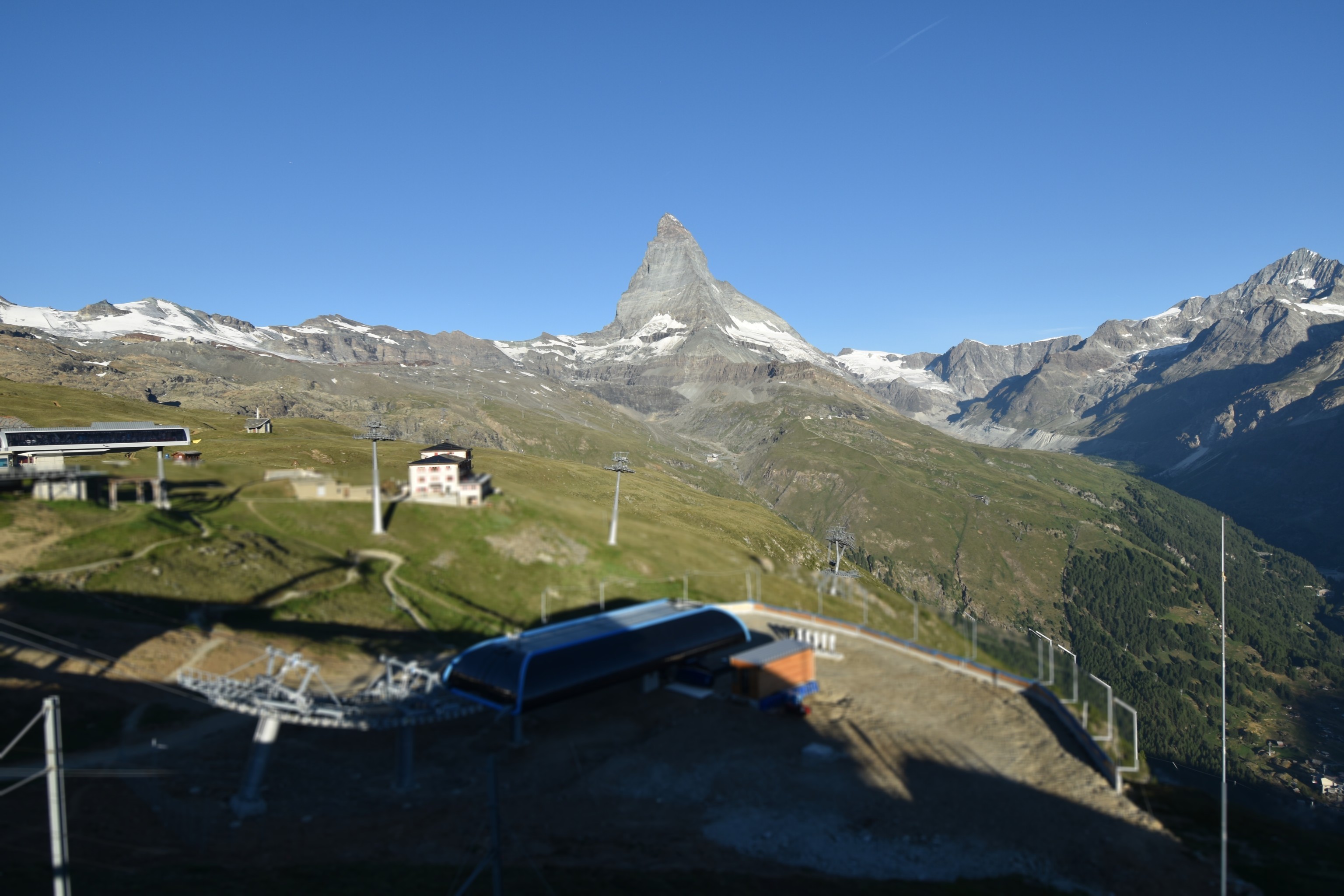 Archiv Foto Webcam Riffelberg Panorama Zermatt
