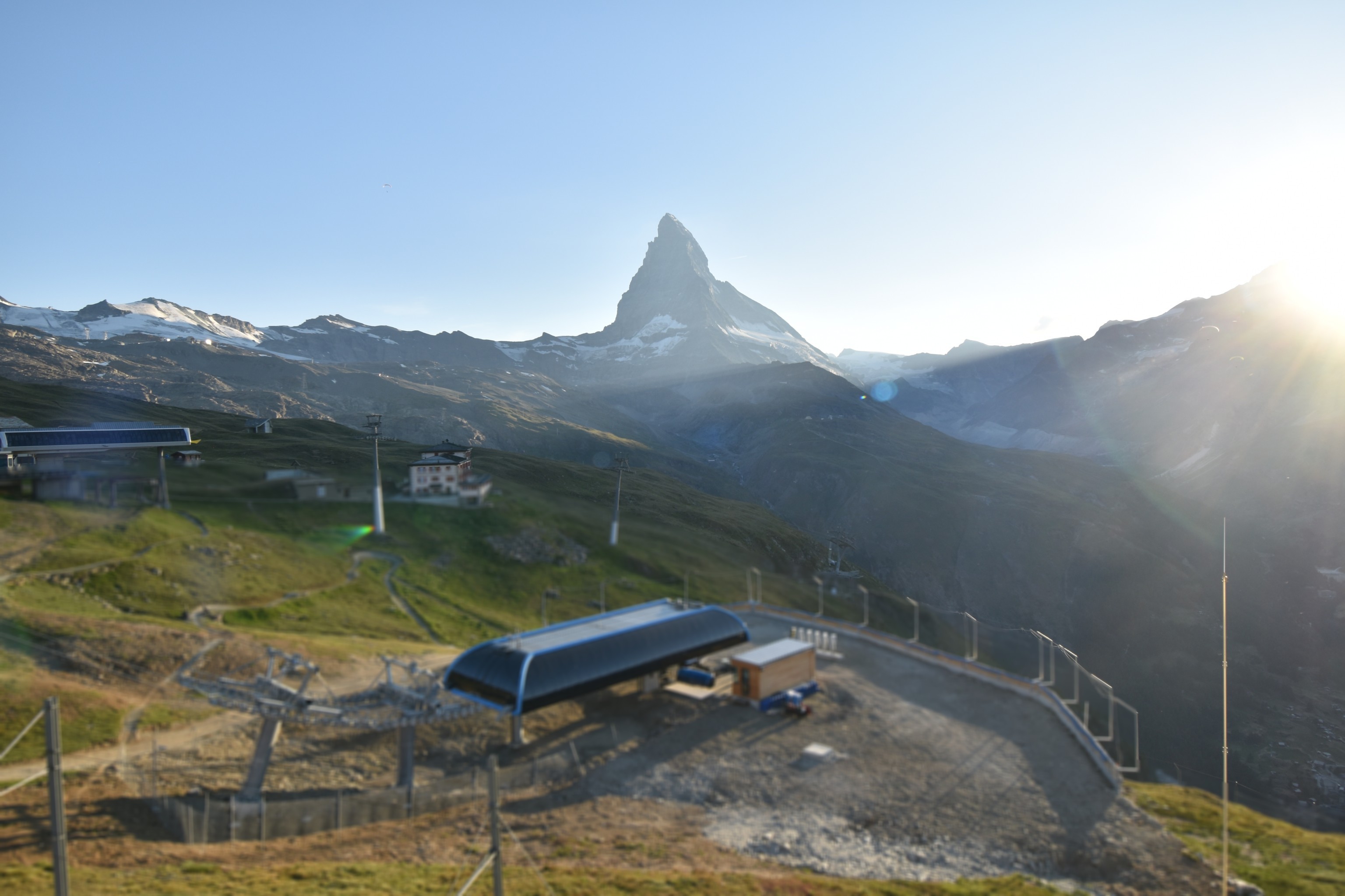 Archived image Webcam Riffelberg Panorama Zermatt