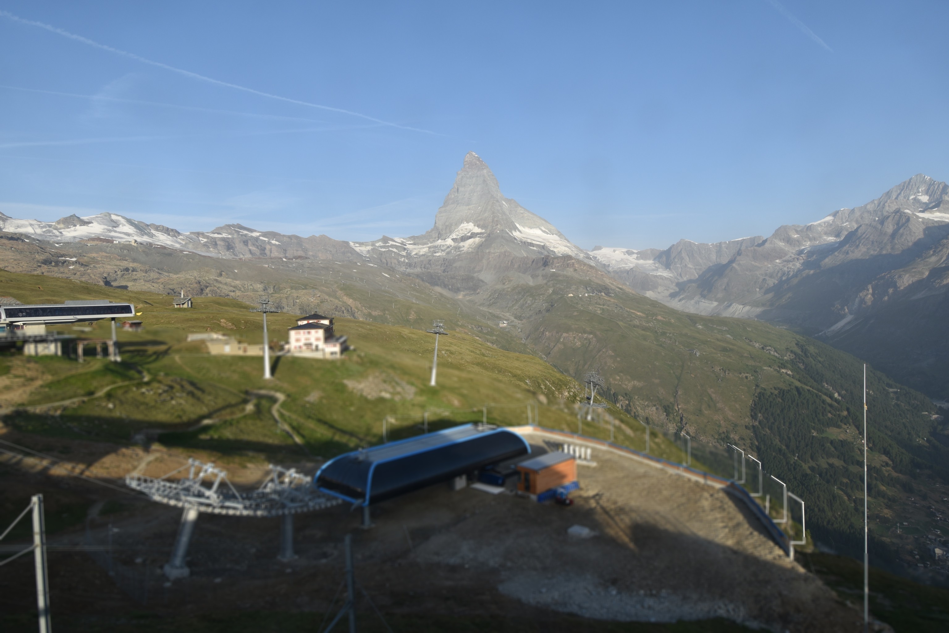 Archiv Foto Webcam Riffelberg Panorama Zermatt