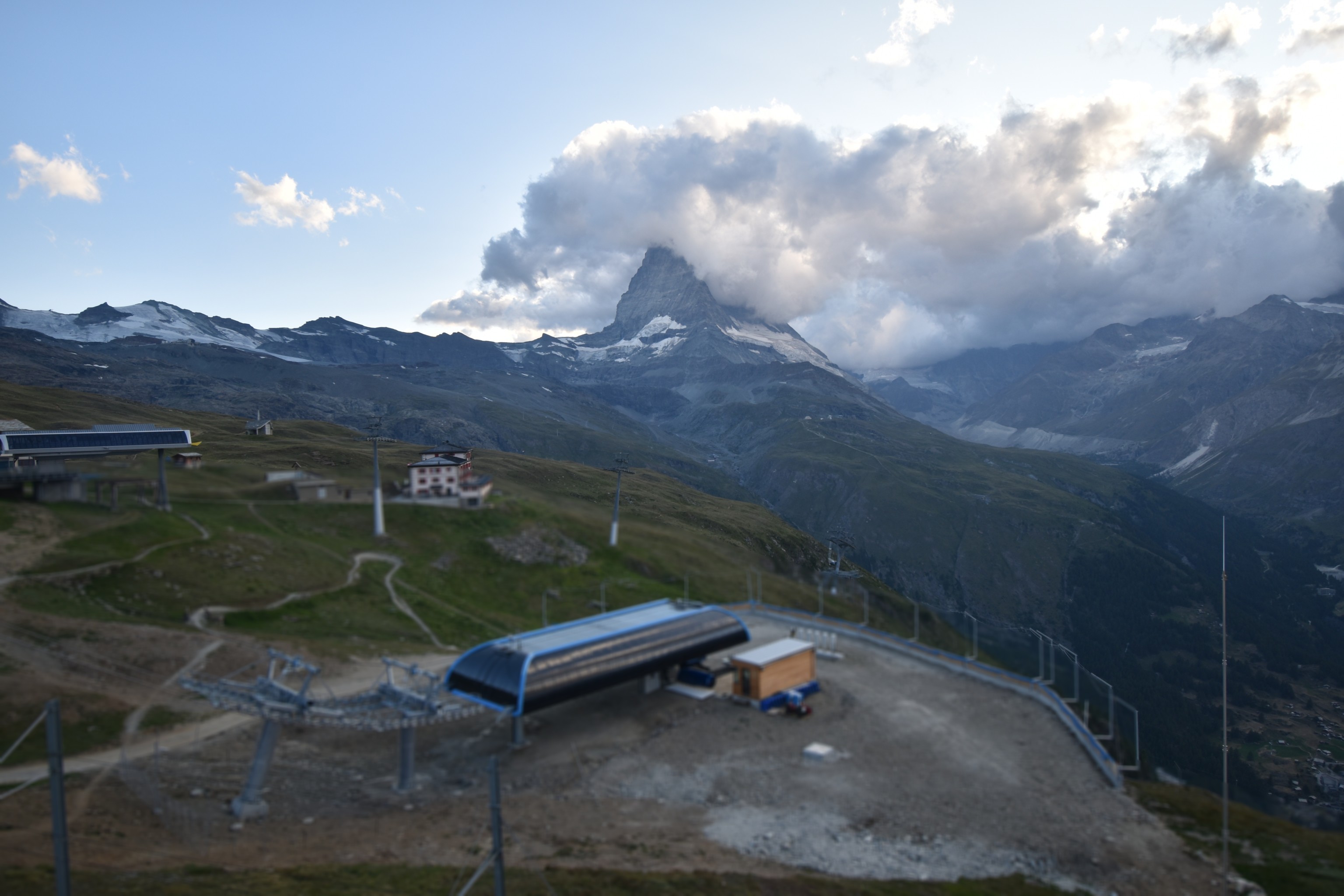 Archiv Foto Webcam Riffelberg Panorama Zermatt