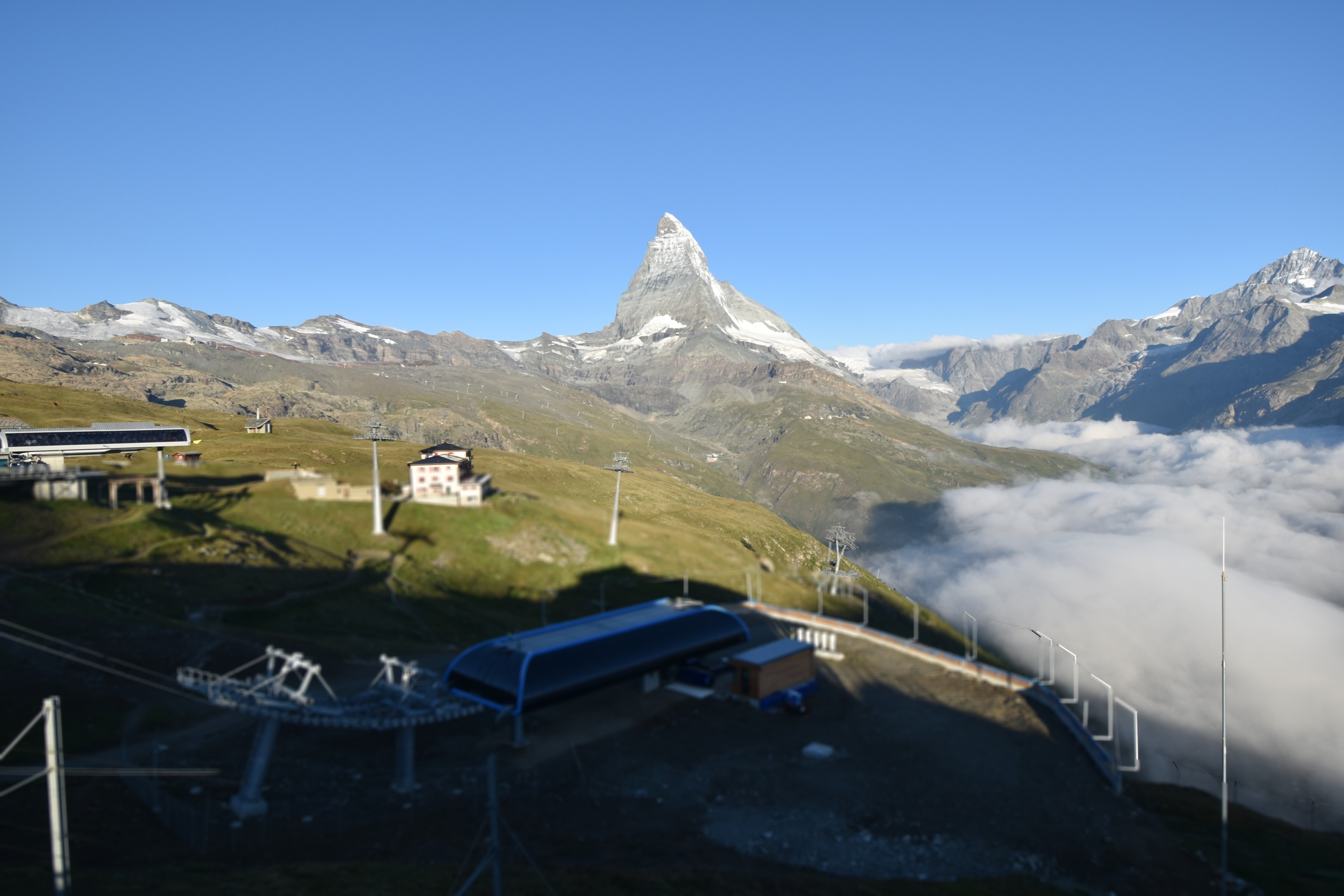 Archived image Webcam Riffelberg Panorama Zermatt