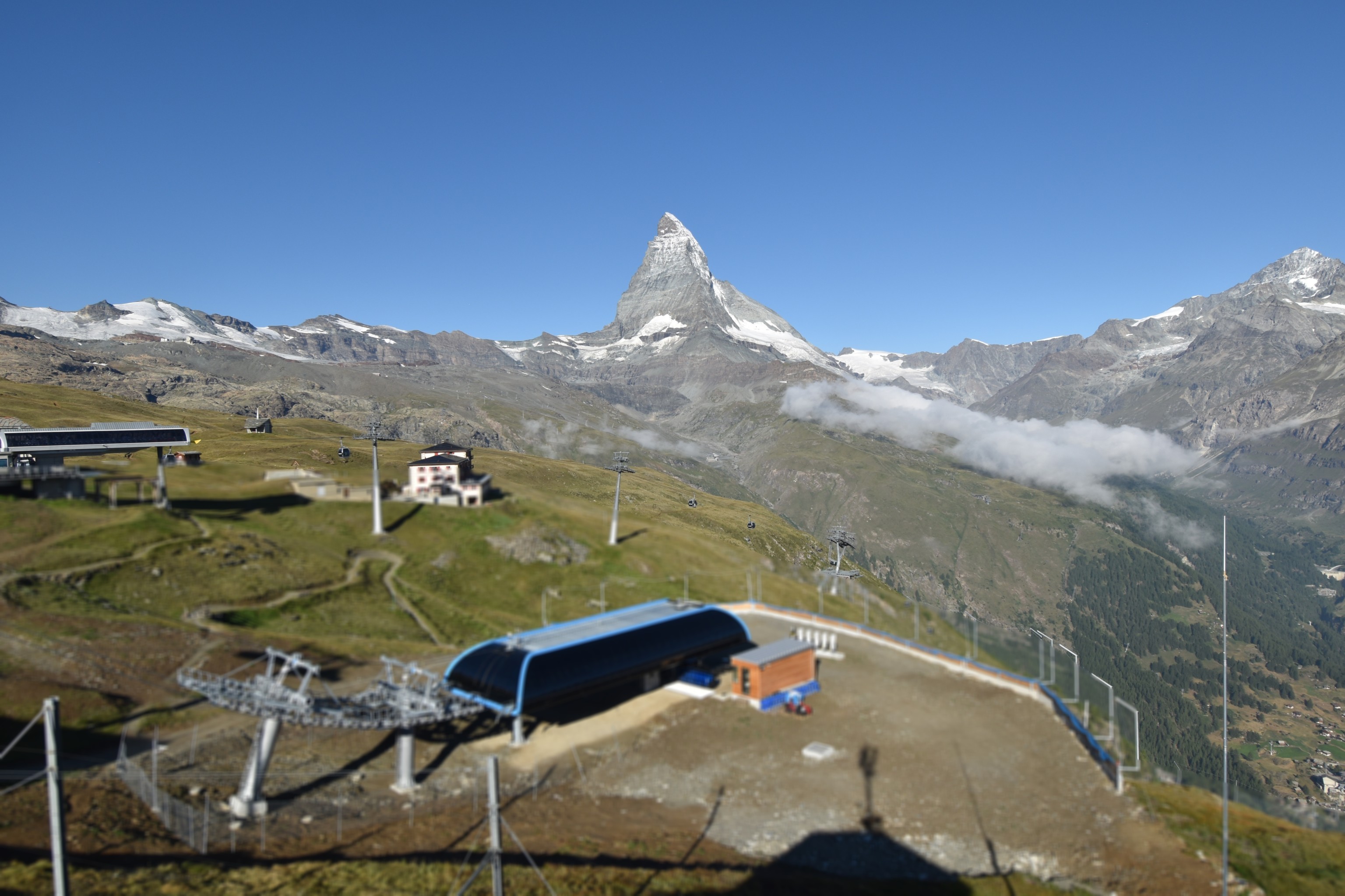 Archived image Webcam Riffelberg Panorama Zermatt