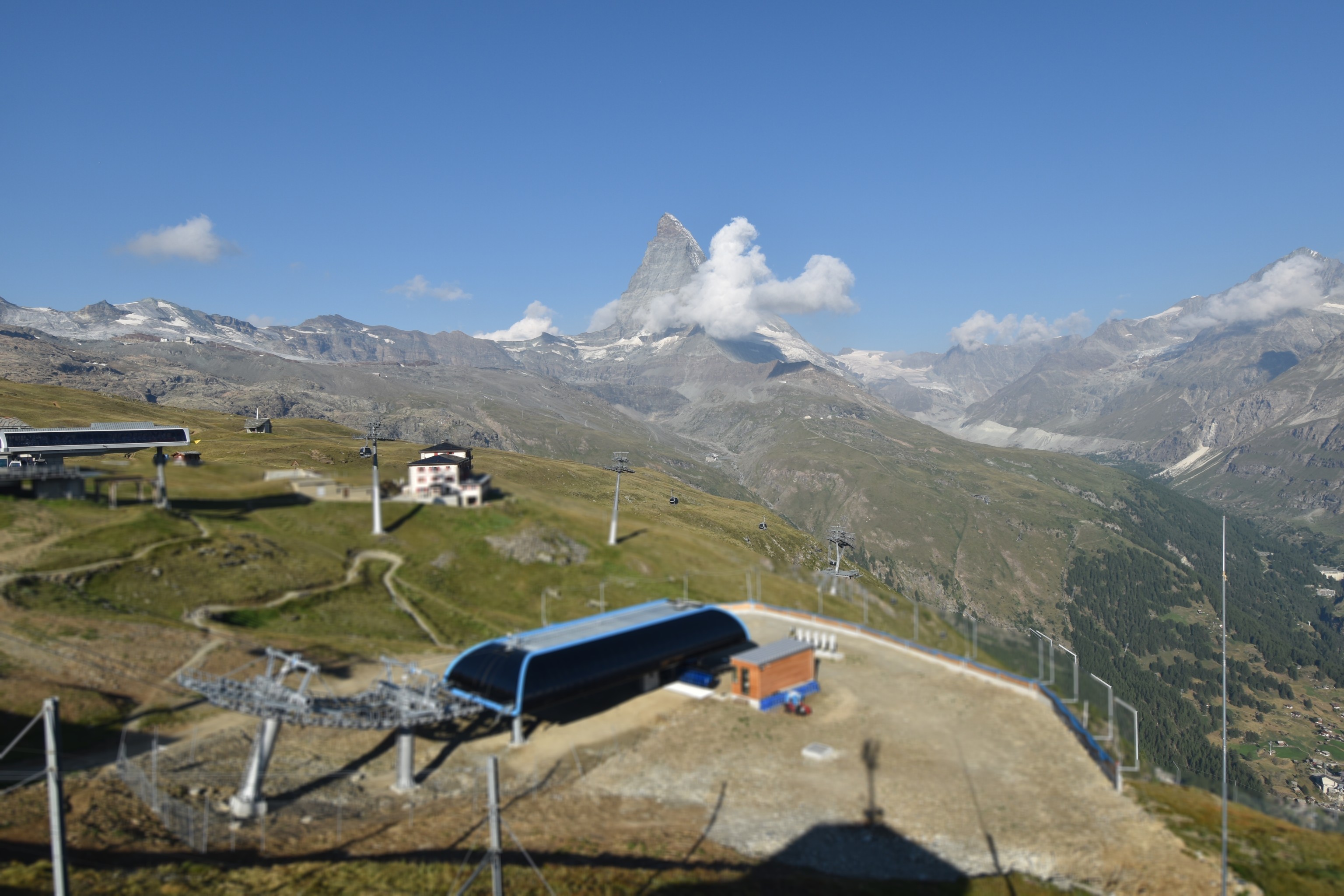 Archiv Foto Webcam Riffelberg Panorama Zermatt