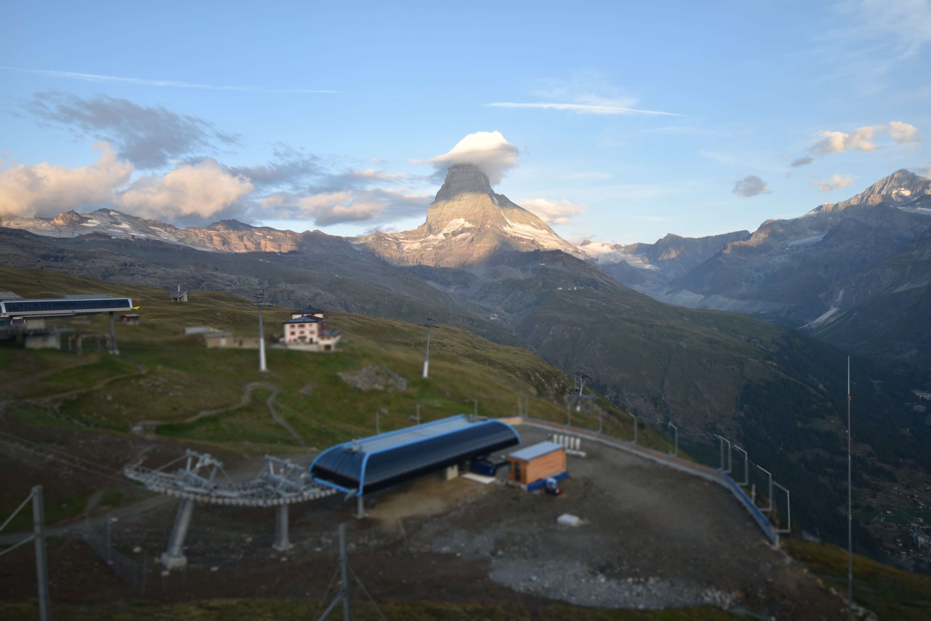 Archiv Foto Webcam Riffelberg Panorama Zermatt