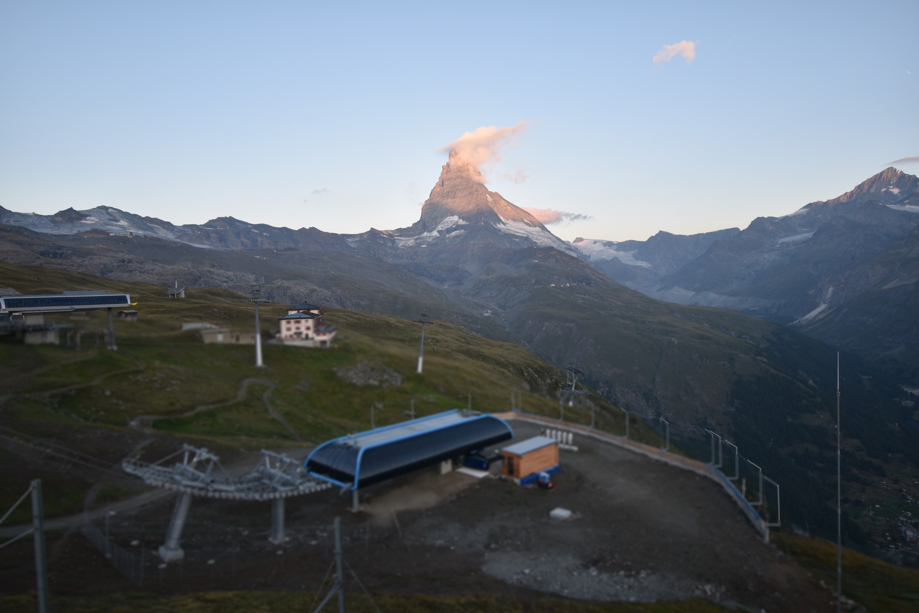 Archived image Webcam Riffelberg Panorama Zermatt