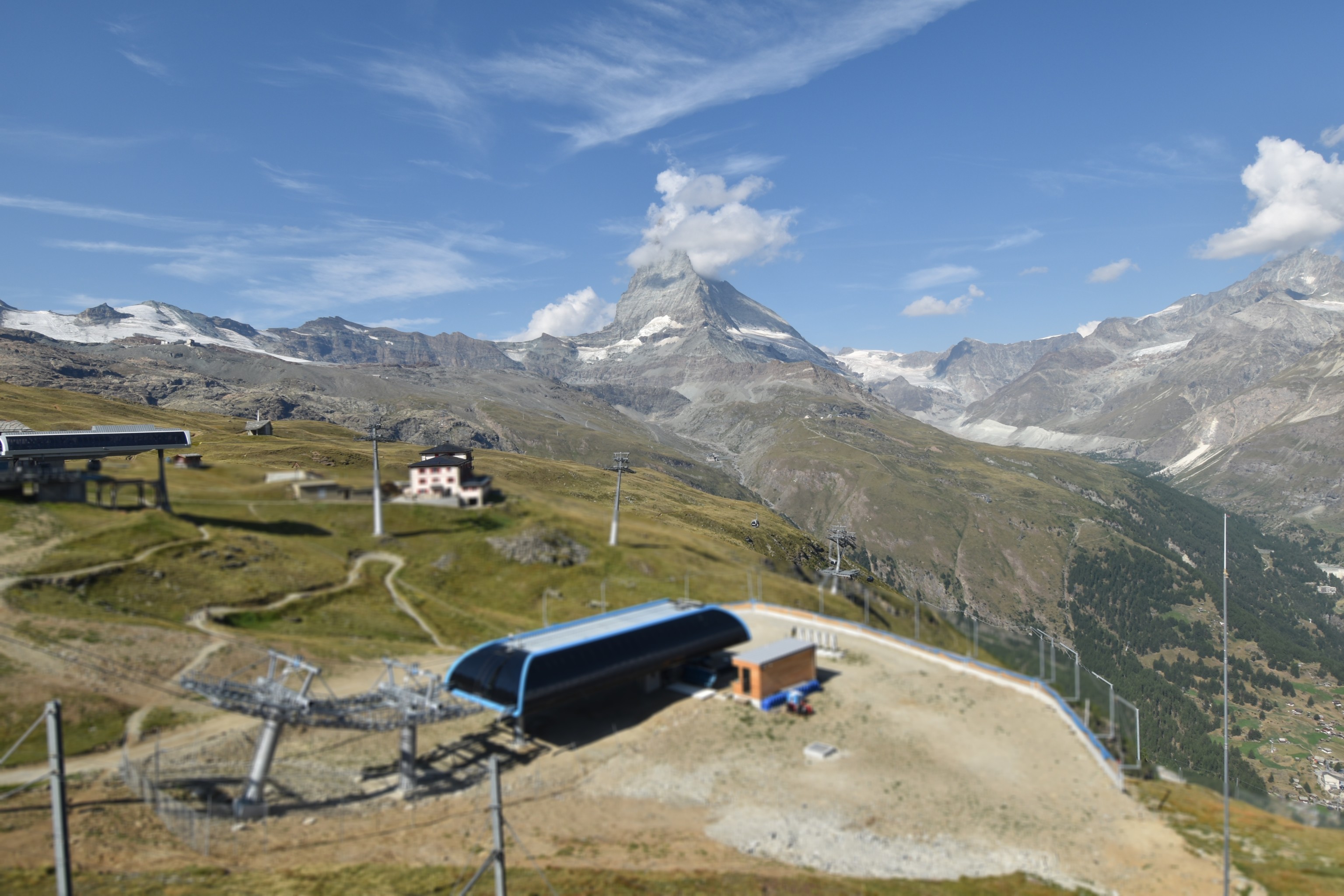 Archiv Foto Webcam Riffelberg Panorama Zermatt