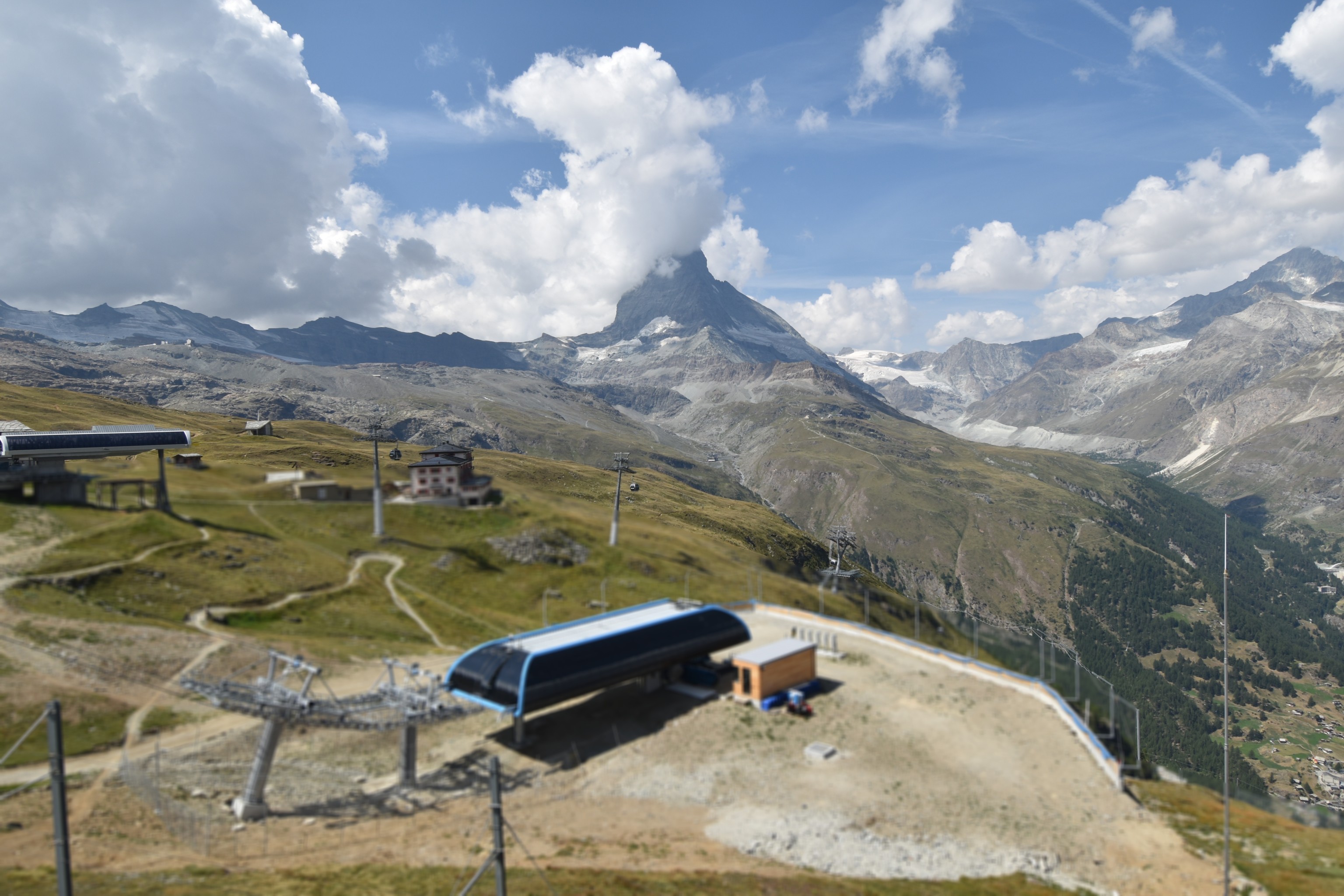 Archiv Foto Webcam Riffelberg Panorama Zermatt