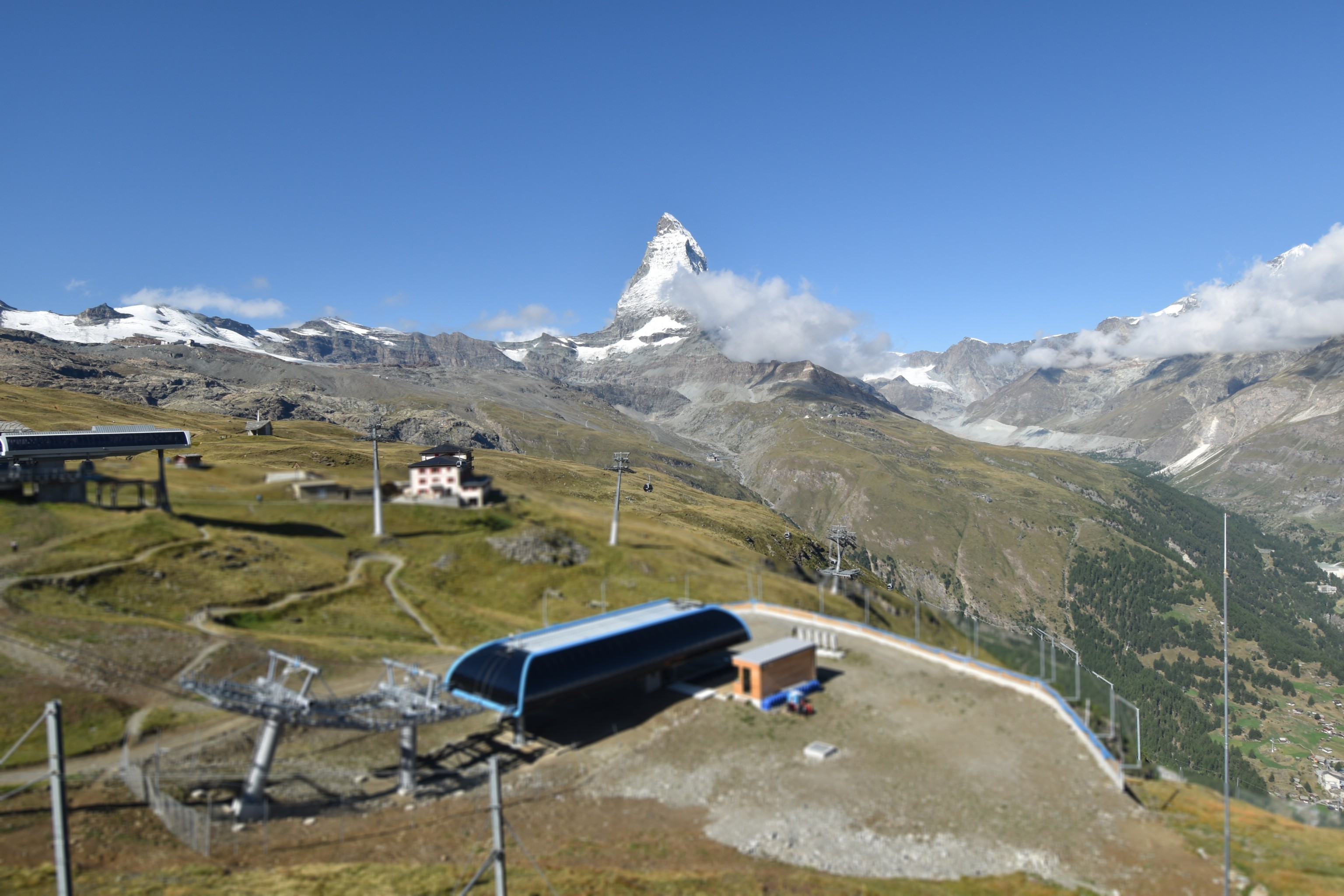 Archiv Foto Webcam Riffelberg Panorama Zermatt