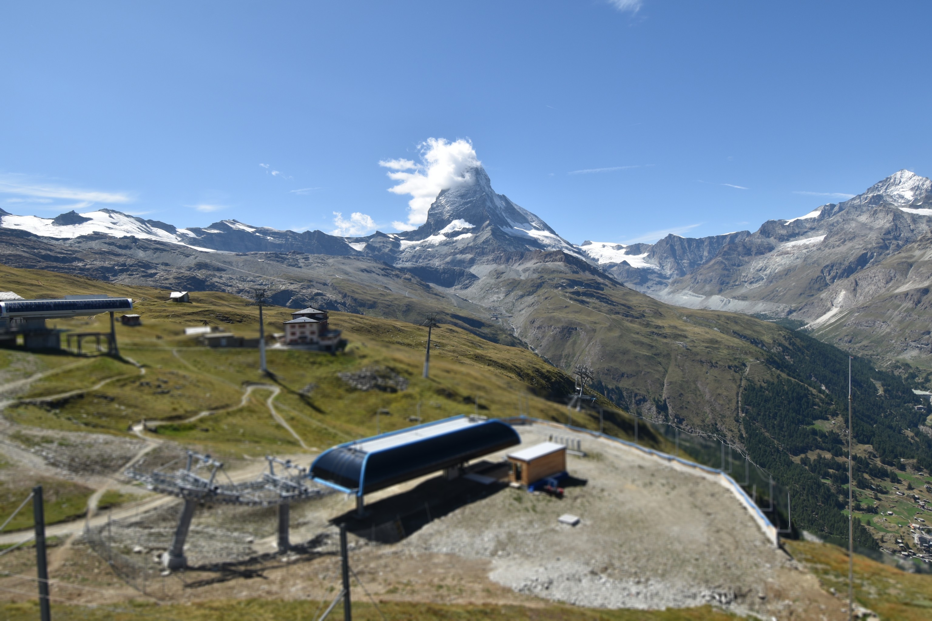 Archiv Foto Webcam Riffelberg Panorama Zermatt