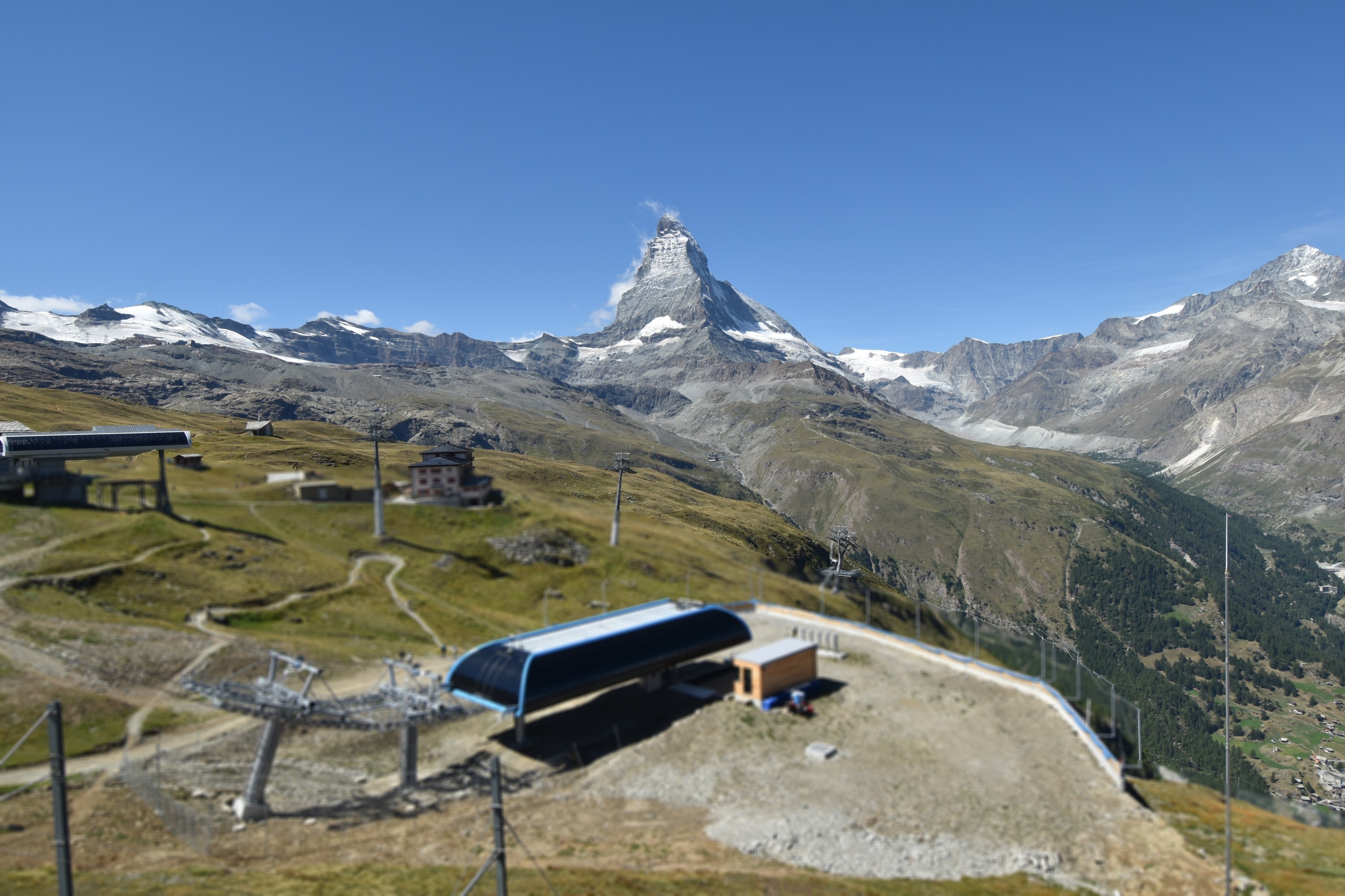 Archiv Foto Webcam Riffelberg Panorama Zermatt