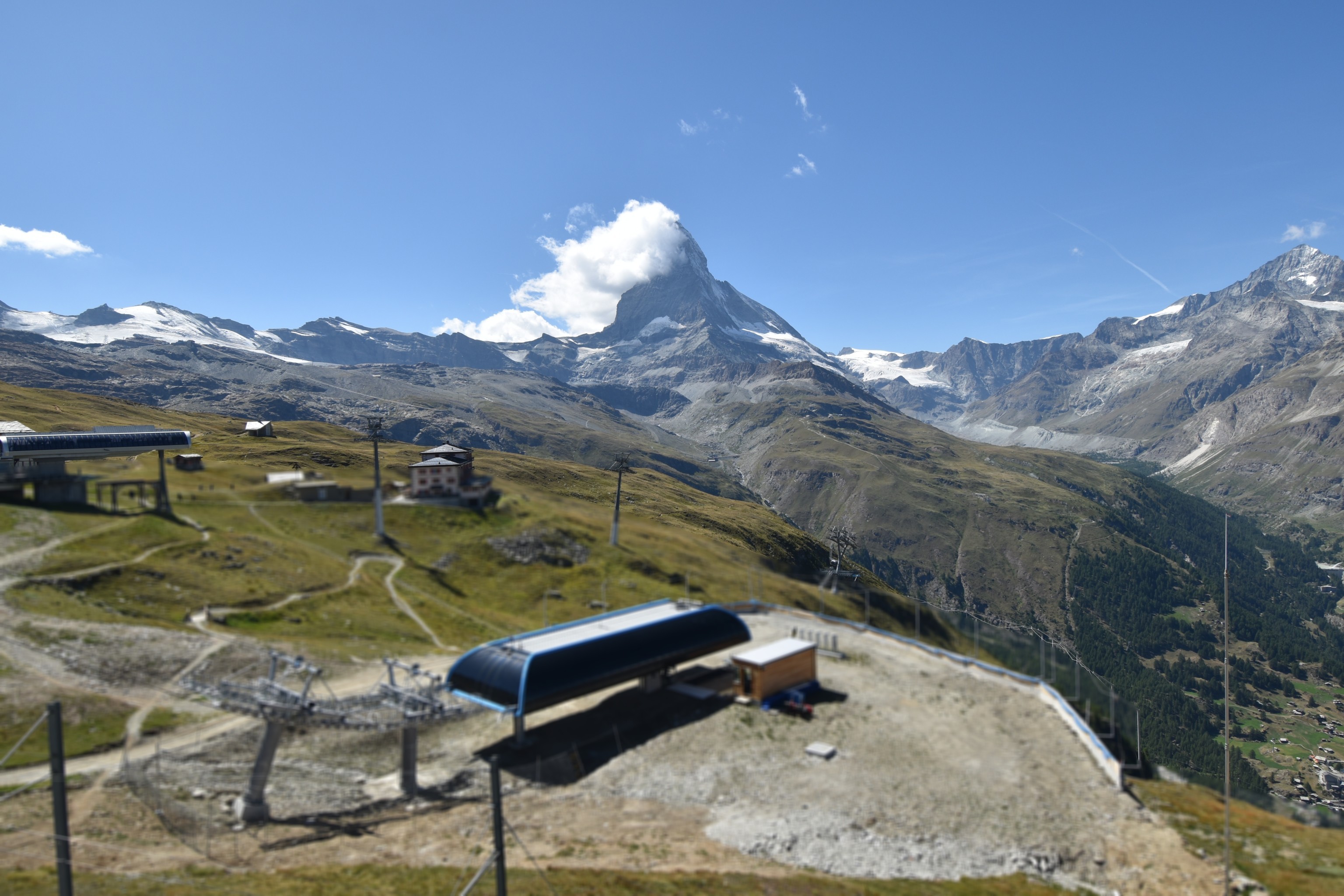 Archiv Foto Webcam Riffelberg Panorama Zermatt