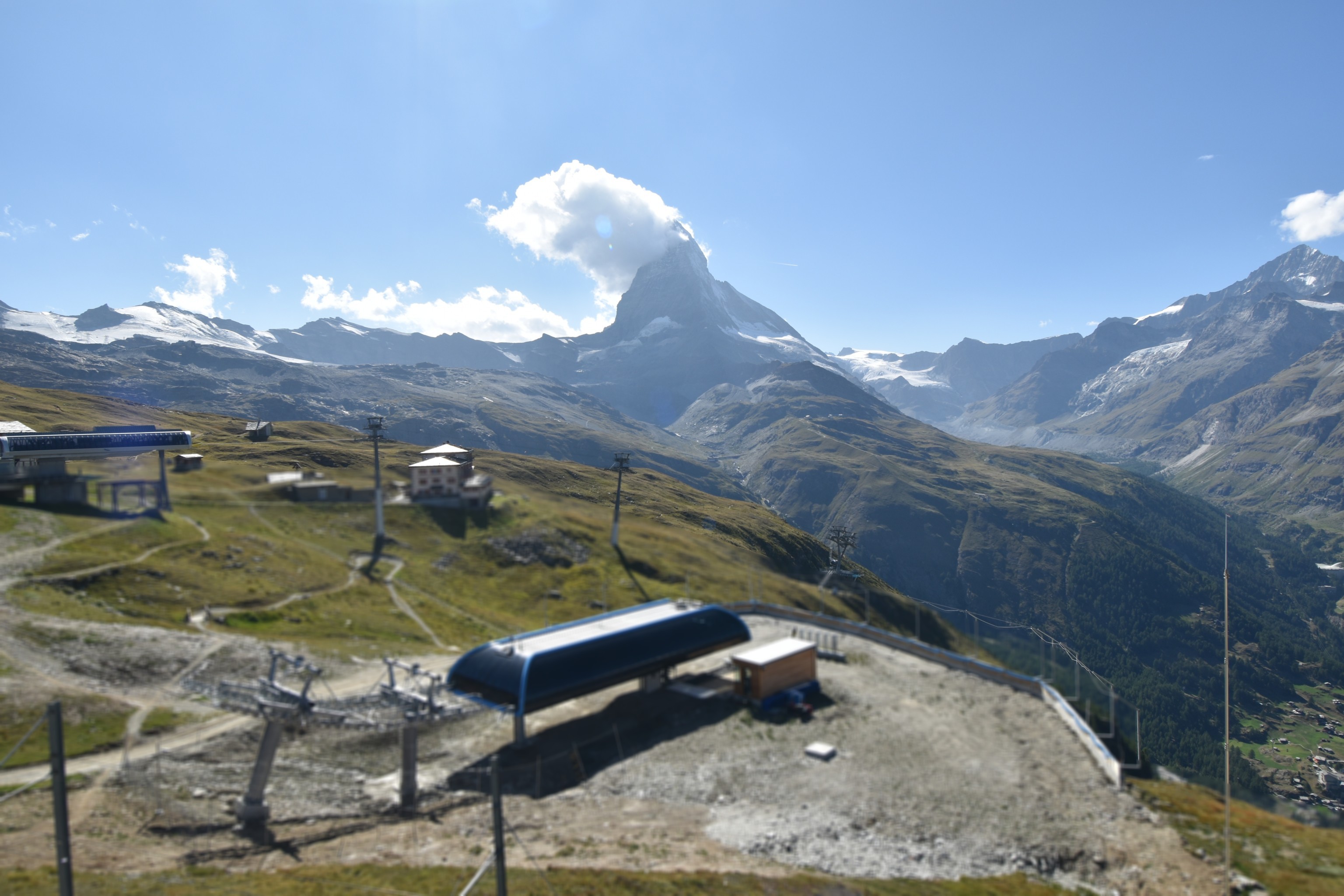 Archiv Foto Webcam Riffelberg Panorama Zermatt