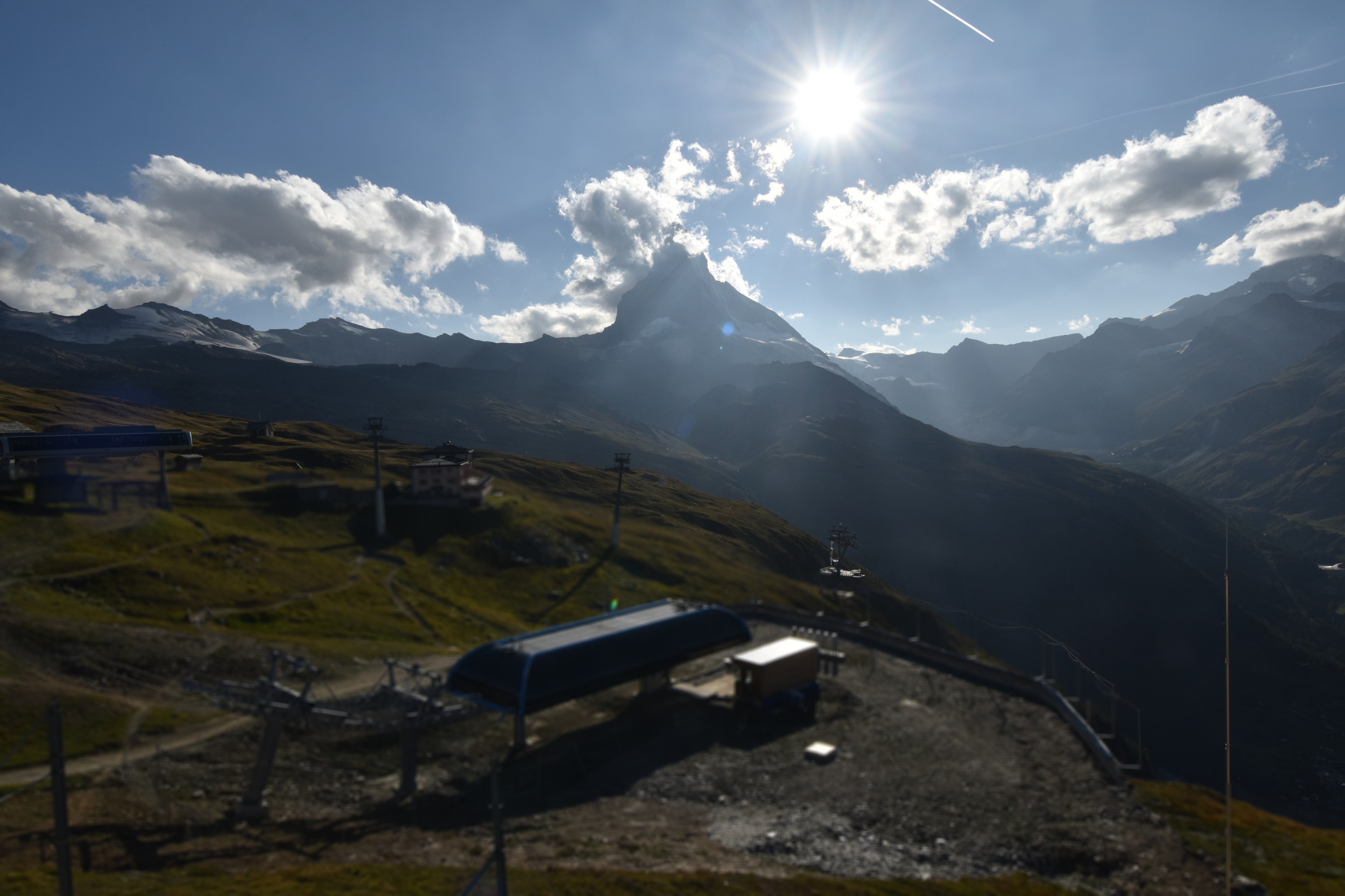 Archiv Foto Webcam Riffelberg Panorama Zermatt