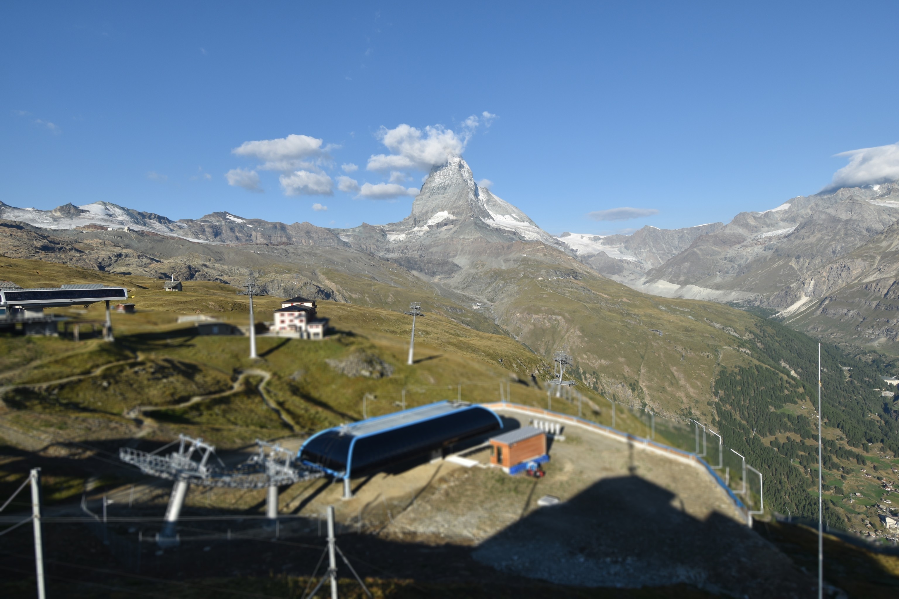 Archiv Foto Webcam Riffelberg Panorama Zermatt