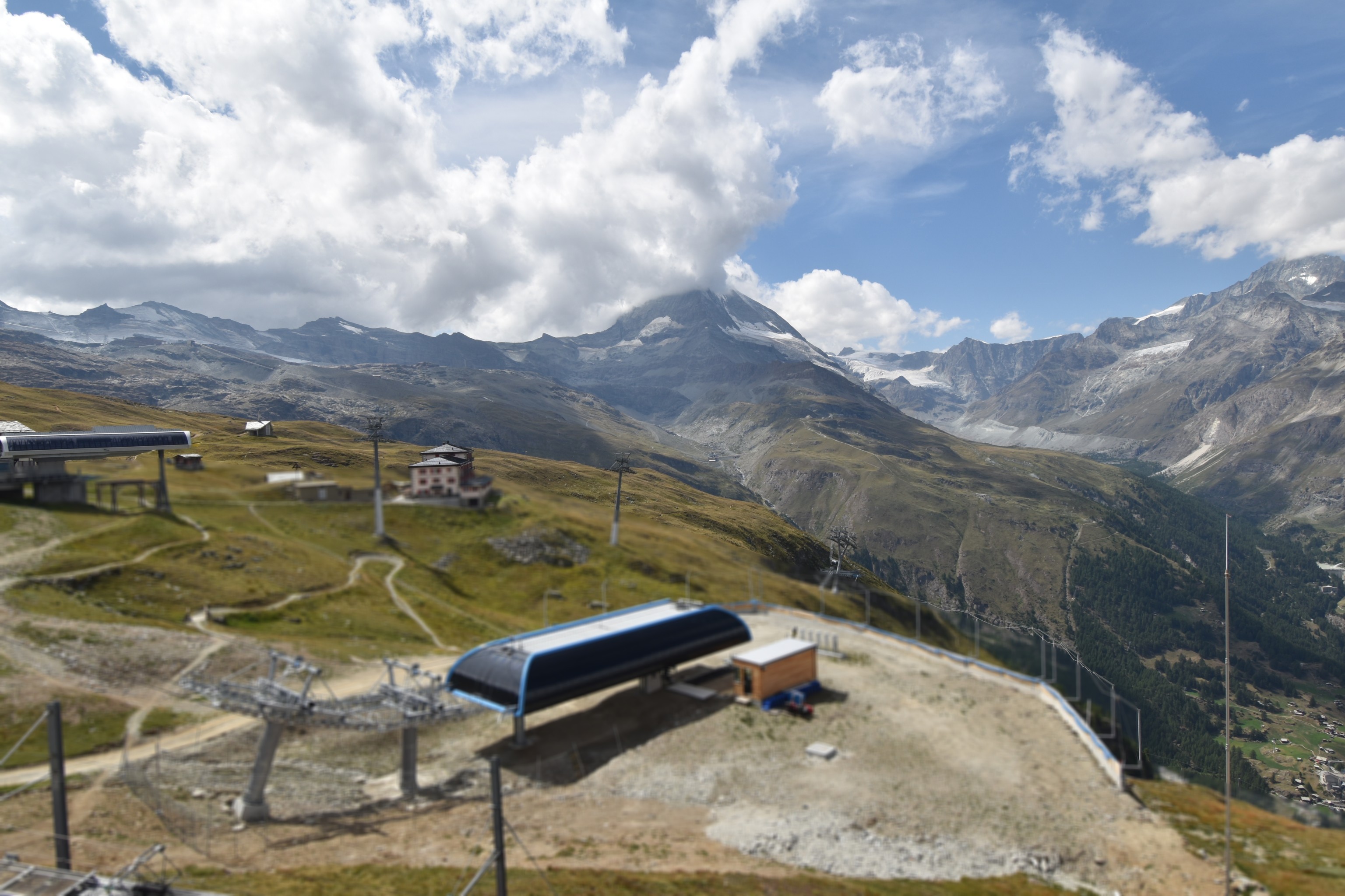 Archiv Foto Webcam Riffelberg Panorama Zermatt