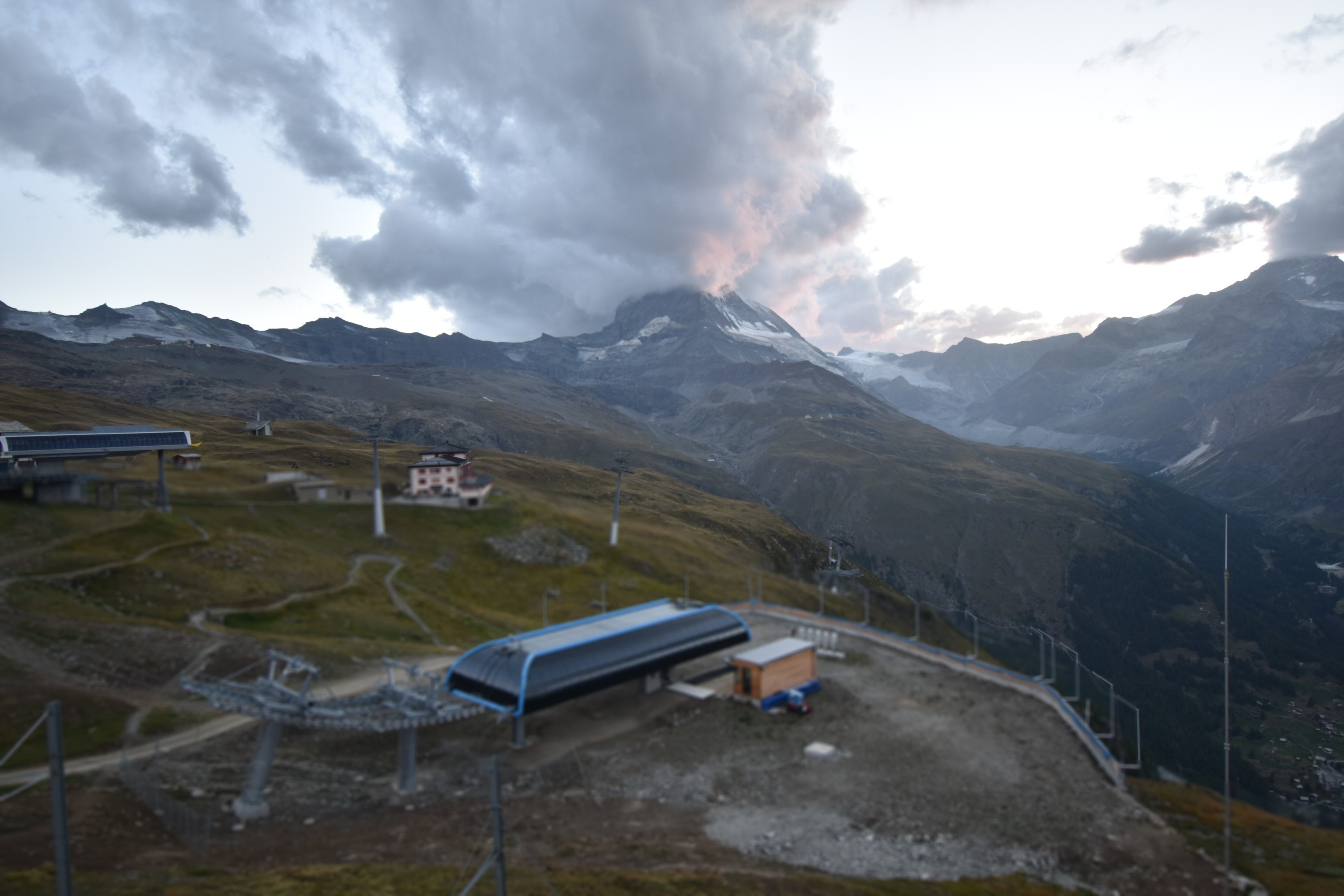 Archived image Webcam Riffelberg Panorama Zermatt