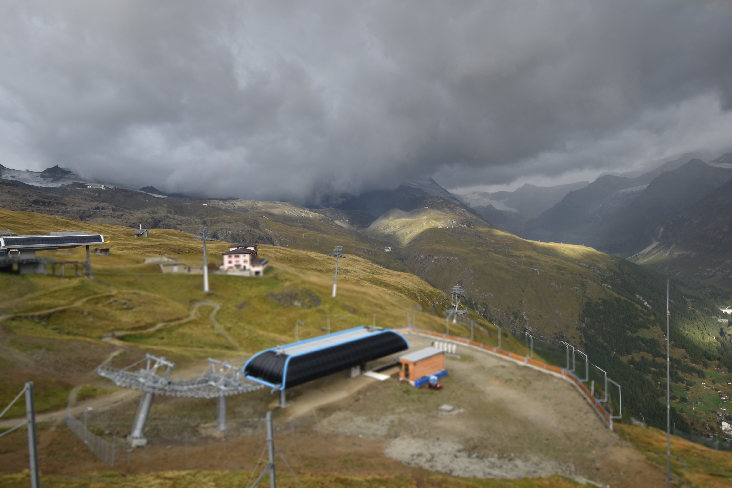 Archiv Foto Webcam Riffelberg Panorama Zermatt