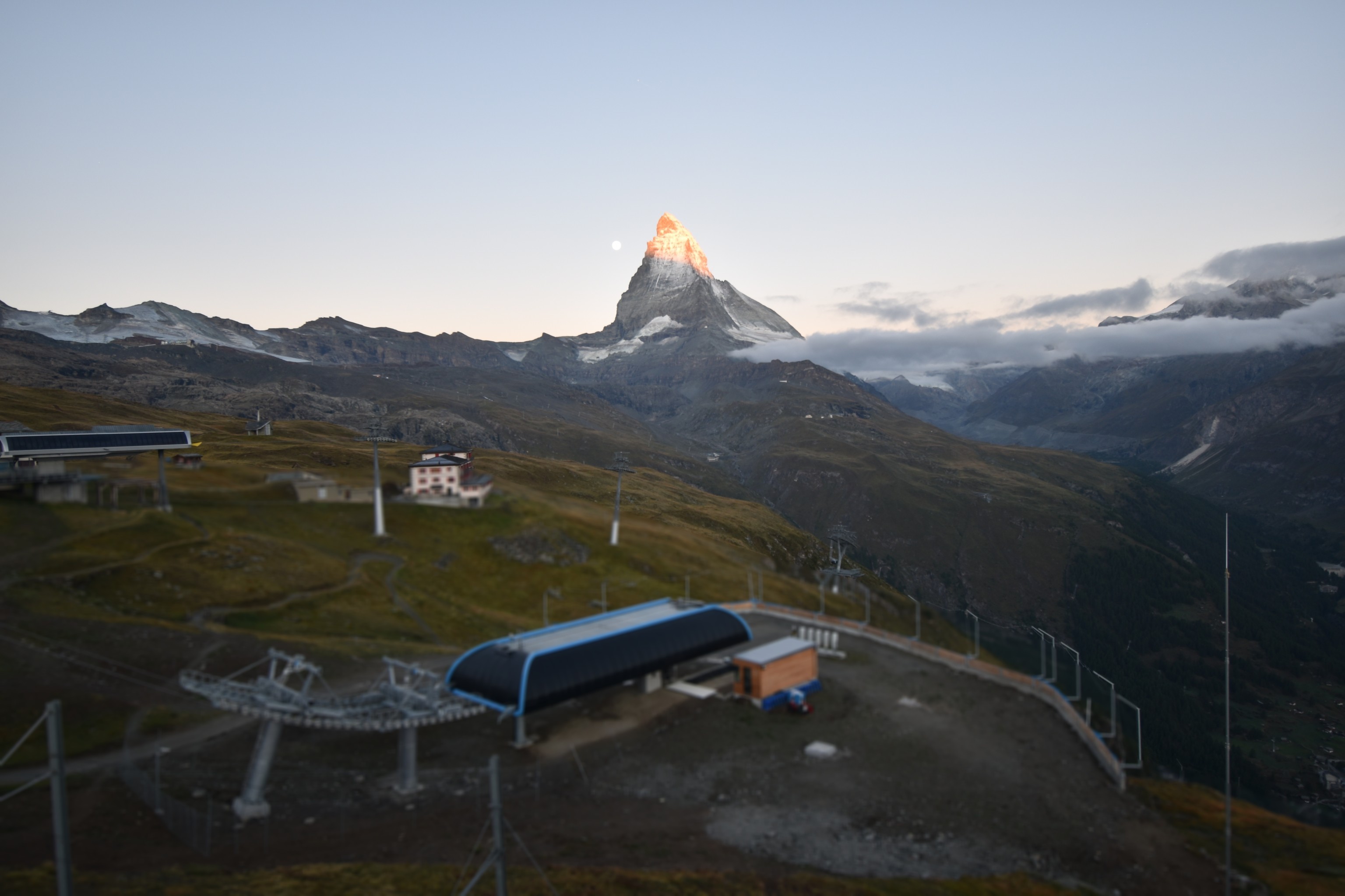 Archiv Foto Webcam Riffelberg Panorama Zermatt