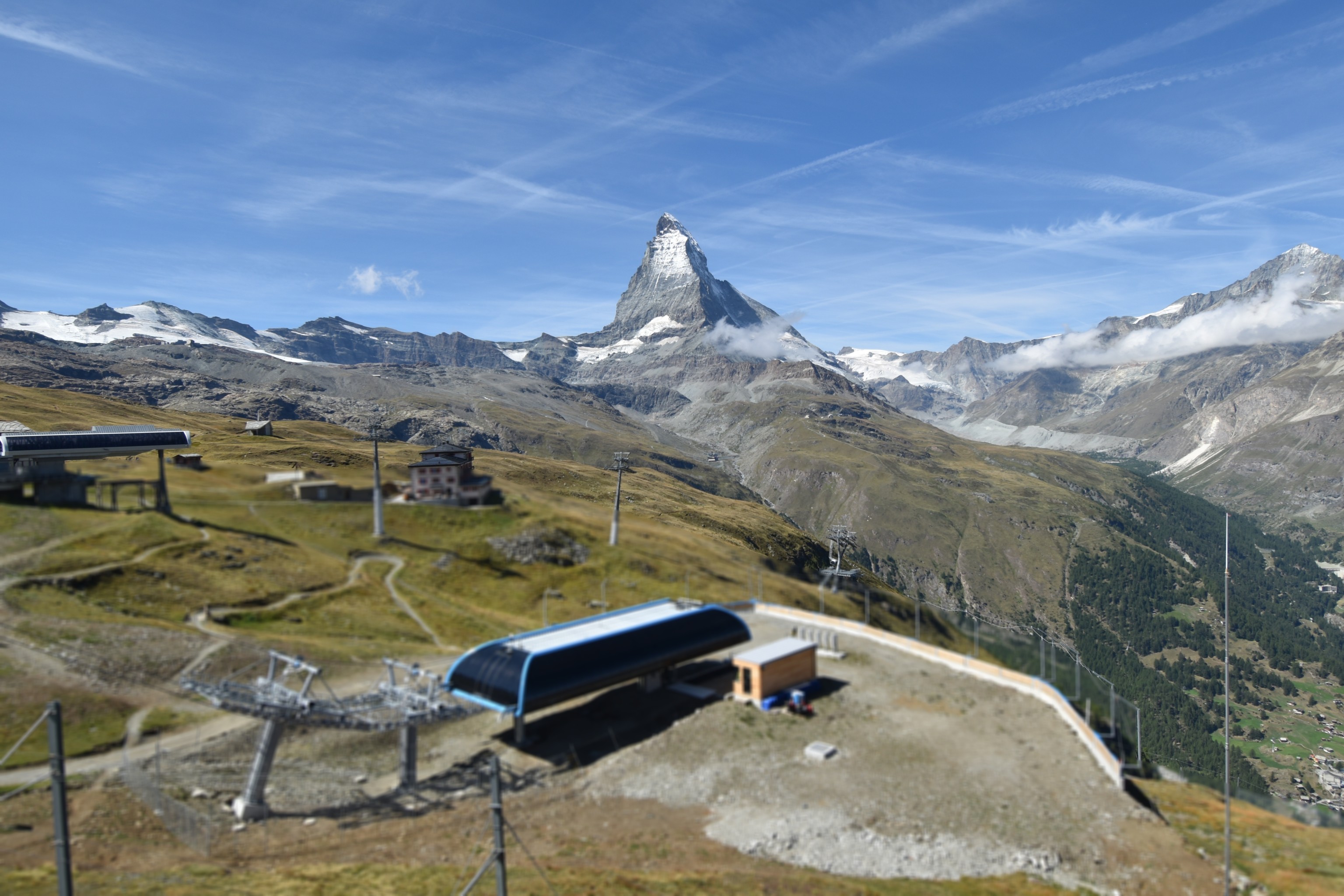 Archiv Foto Webcam Riffelberg Panorama Zermatt