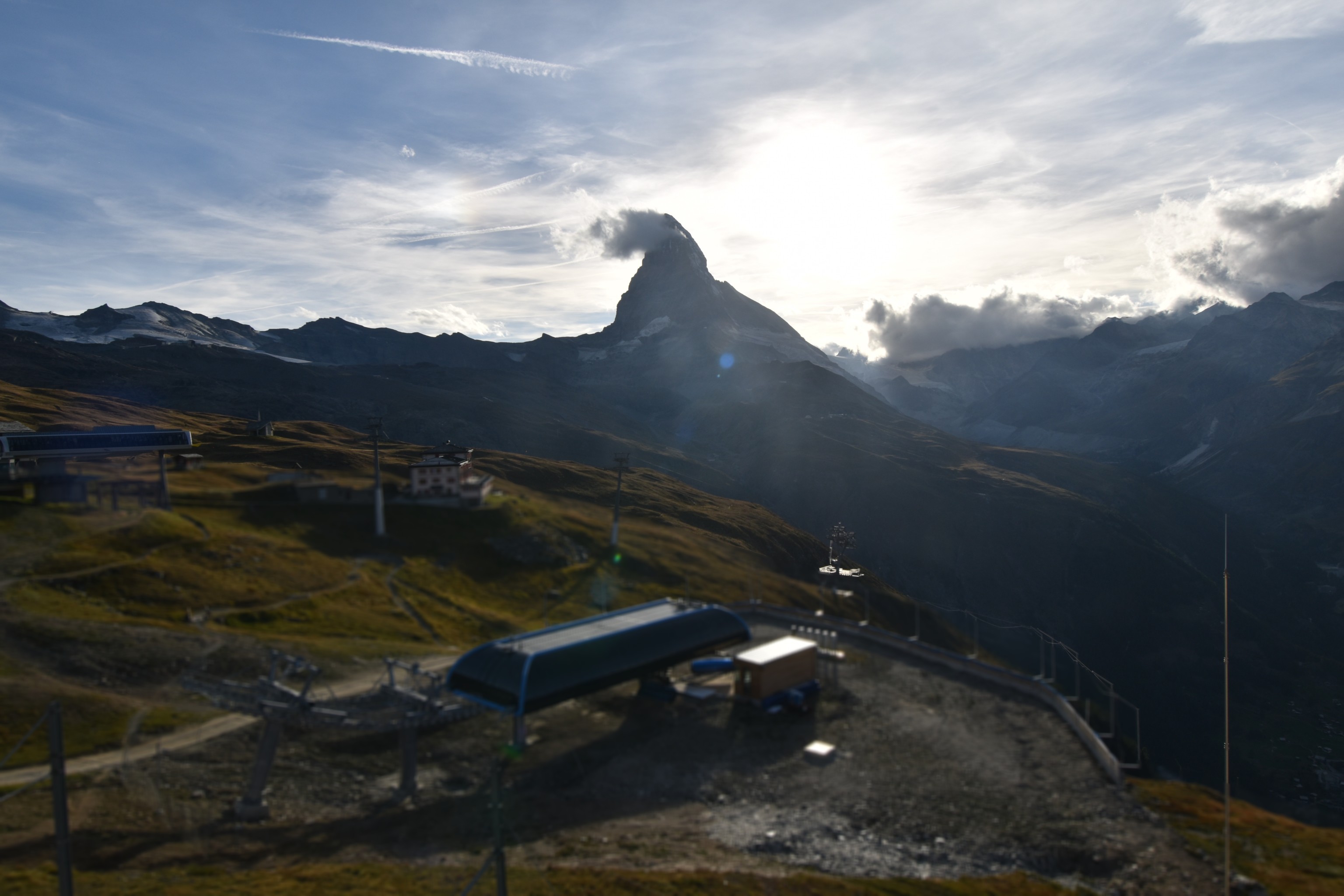 Archiv Foto Webcam Riffelberg Panorama Zermatt