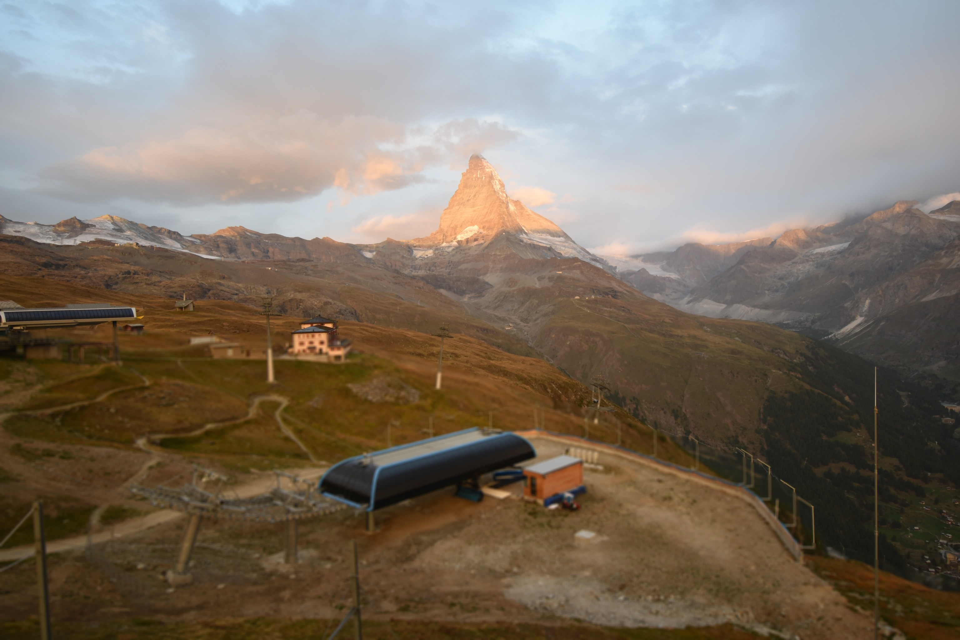 Archived image Webcam Riffelberg Panorama Zermatt