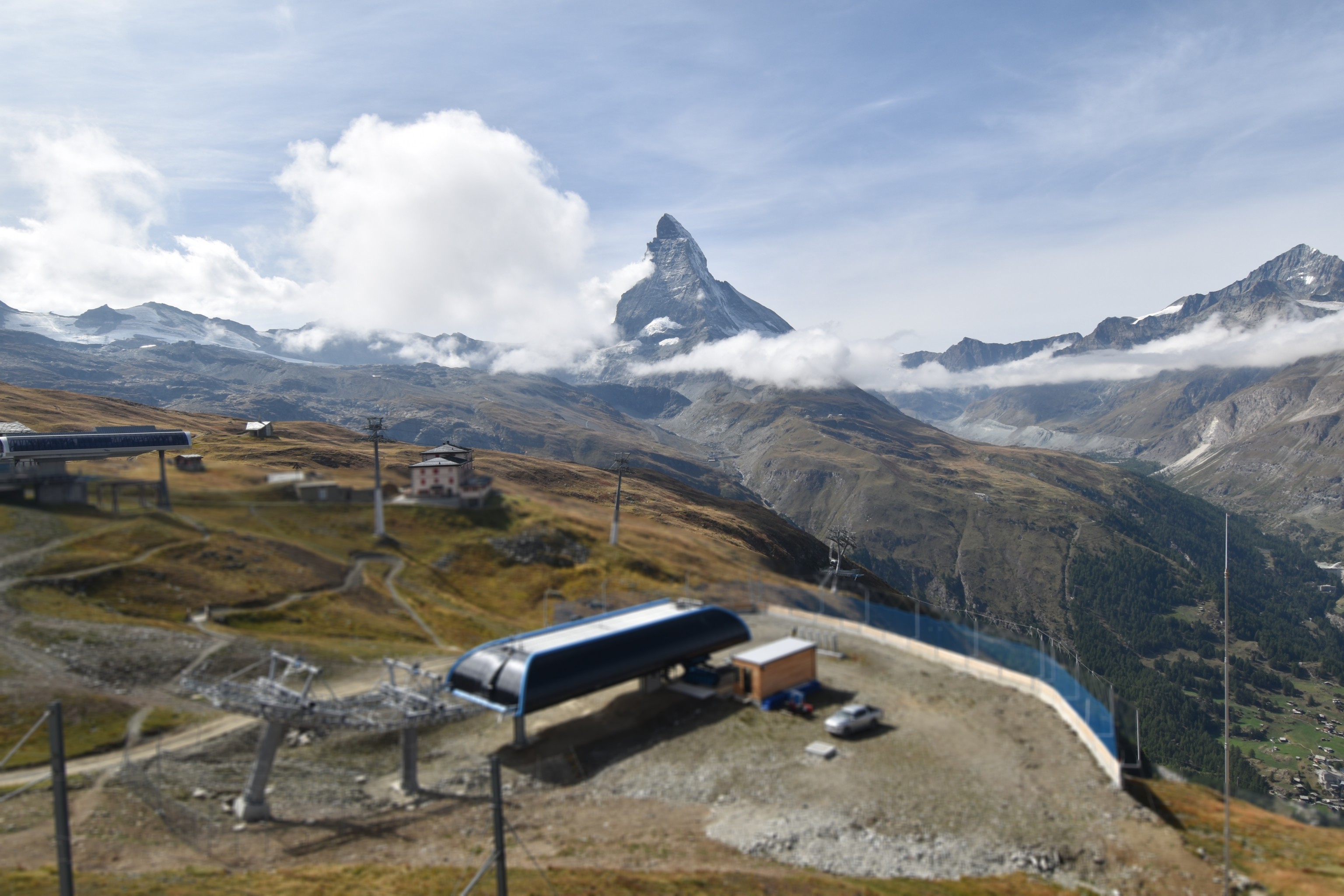 Archiv Foto Webcam Riffelberg Panorama Zermatt