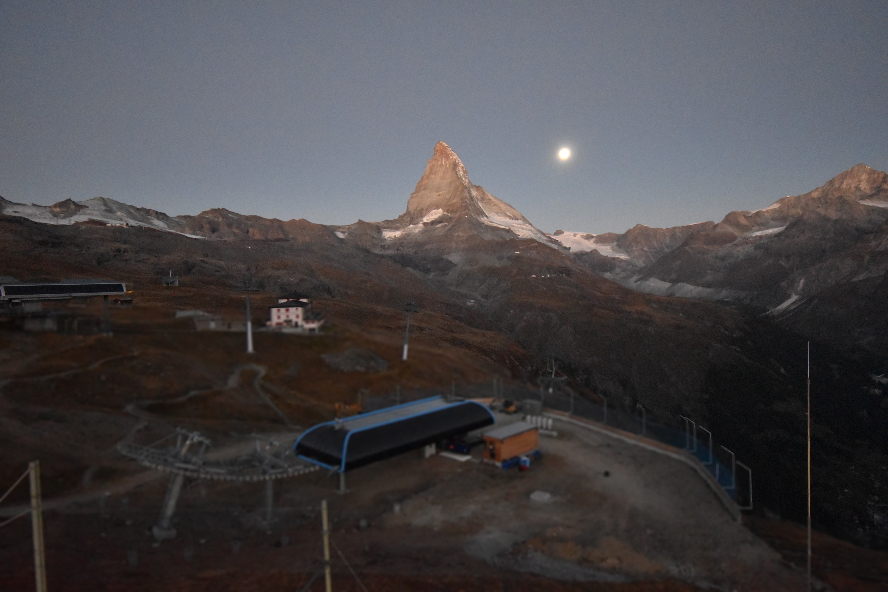 Archiv Foto Webcam Riffelberg Panorama Zermatt