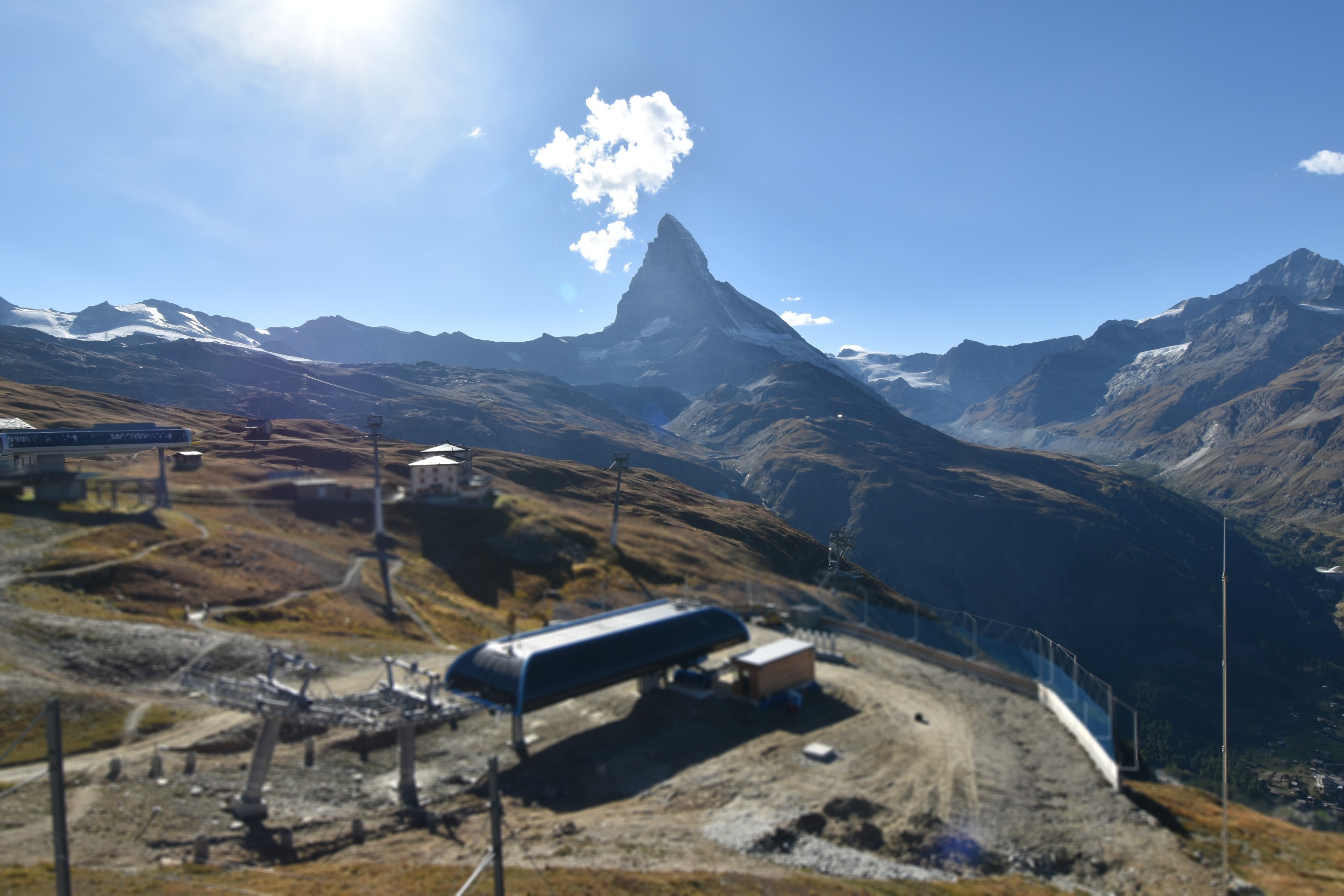 Archiv Foto Webcam Riffelberg Panorama Zermatt