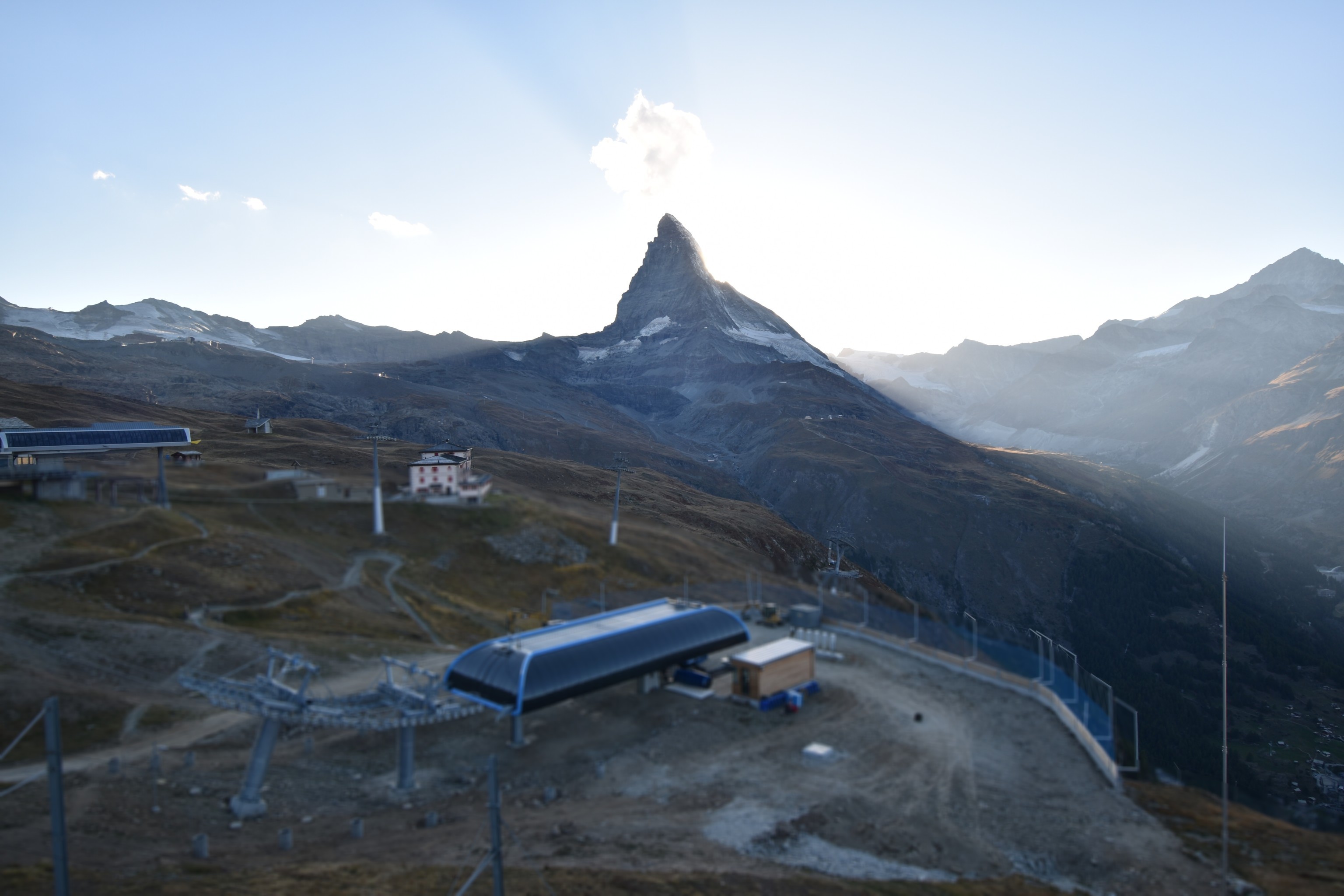 Archiv Foto Webcam Riffelberg Panorama Zermatt