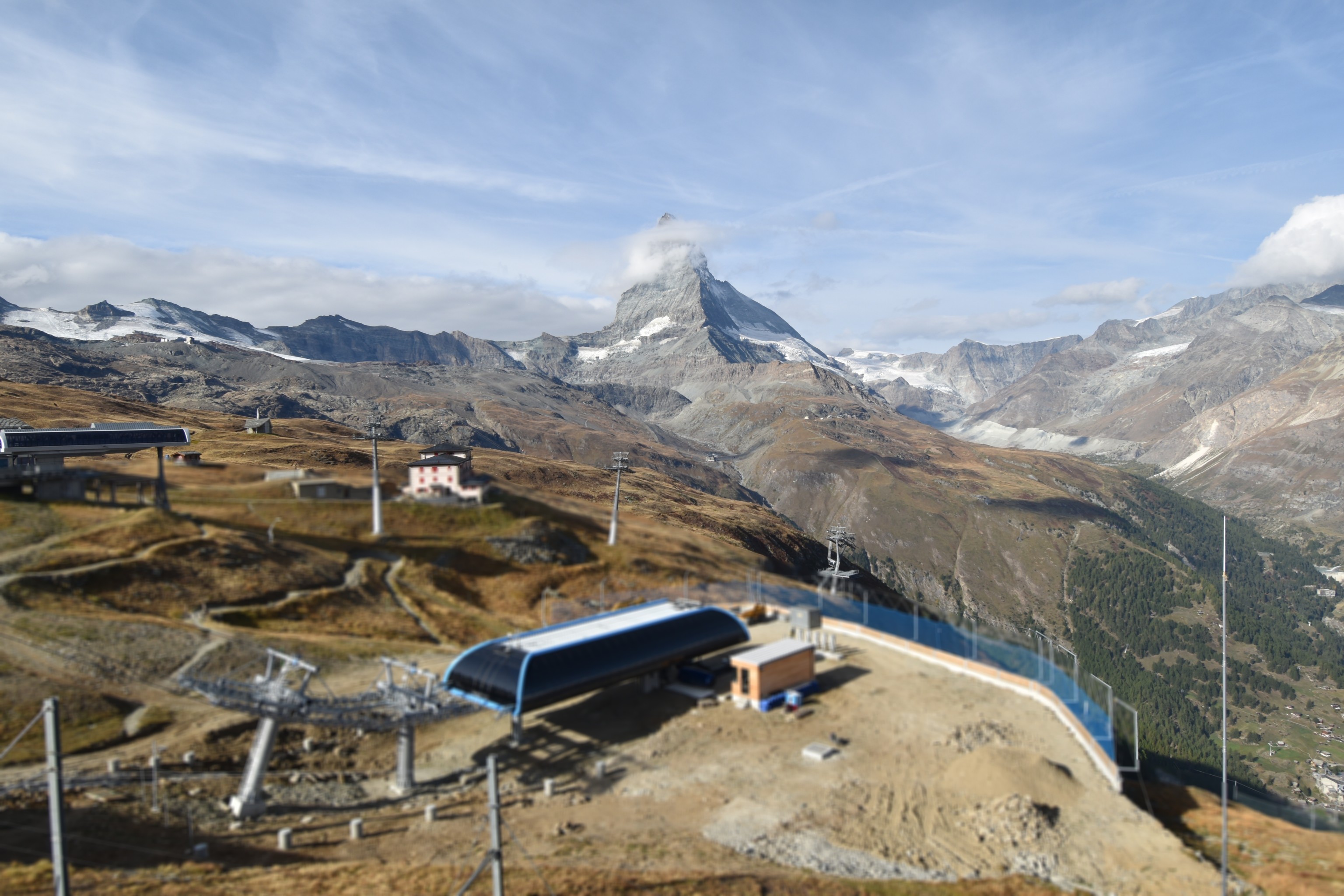 Archiv Foto Webcam Riffelberg Panorama Zermatt