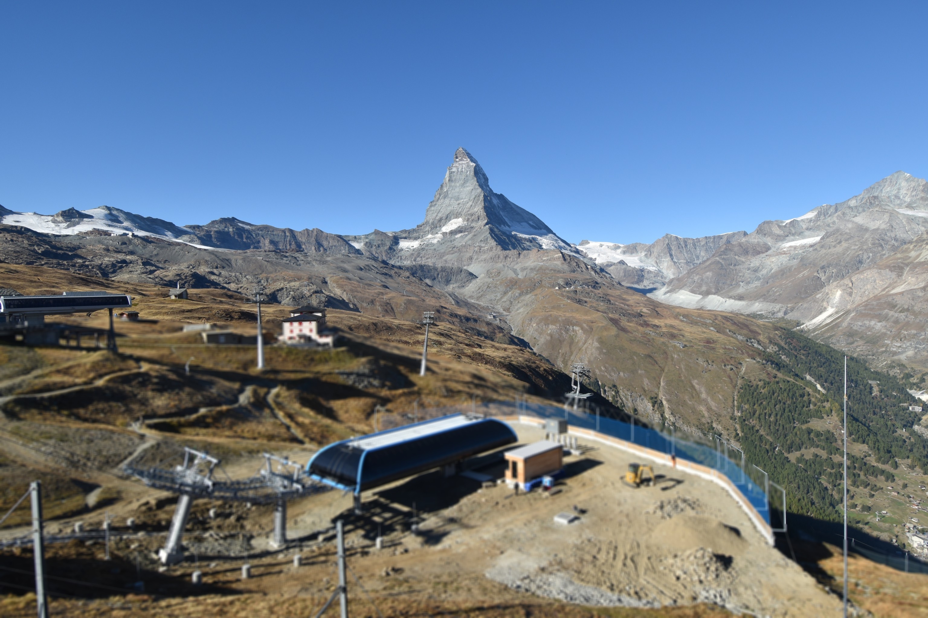 Archiv Foto Webcam Riffelberg Panorama Zermatt