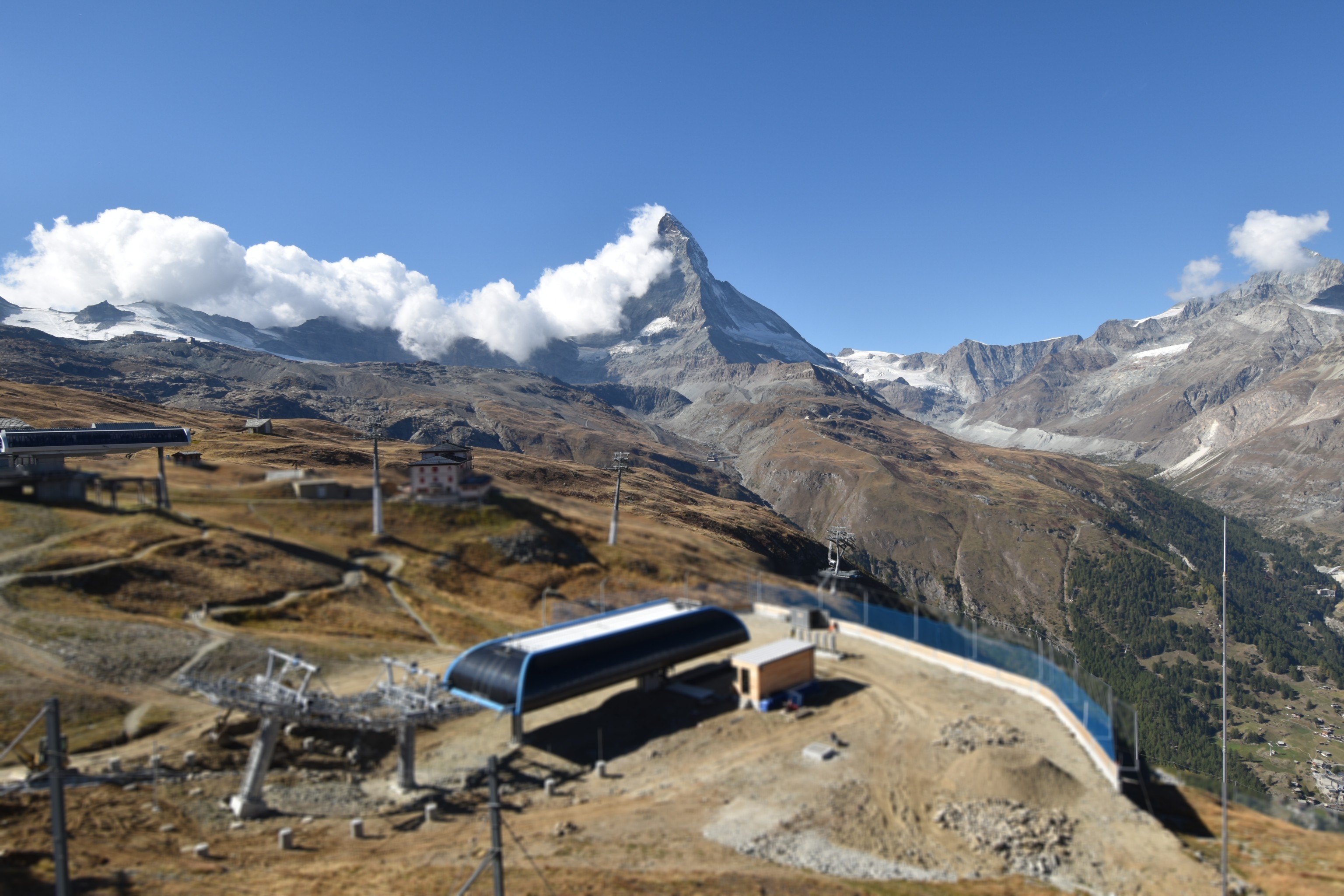 Archiv Foto Webcam Riffelberg Panorama Zermatt