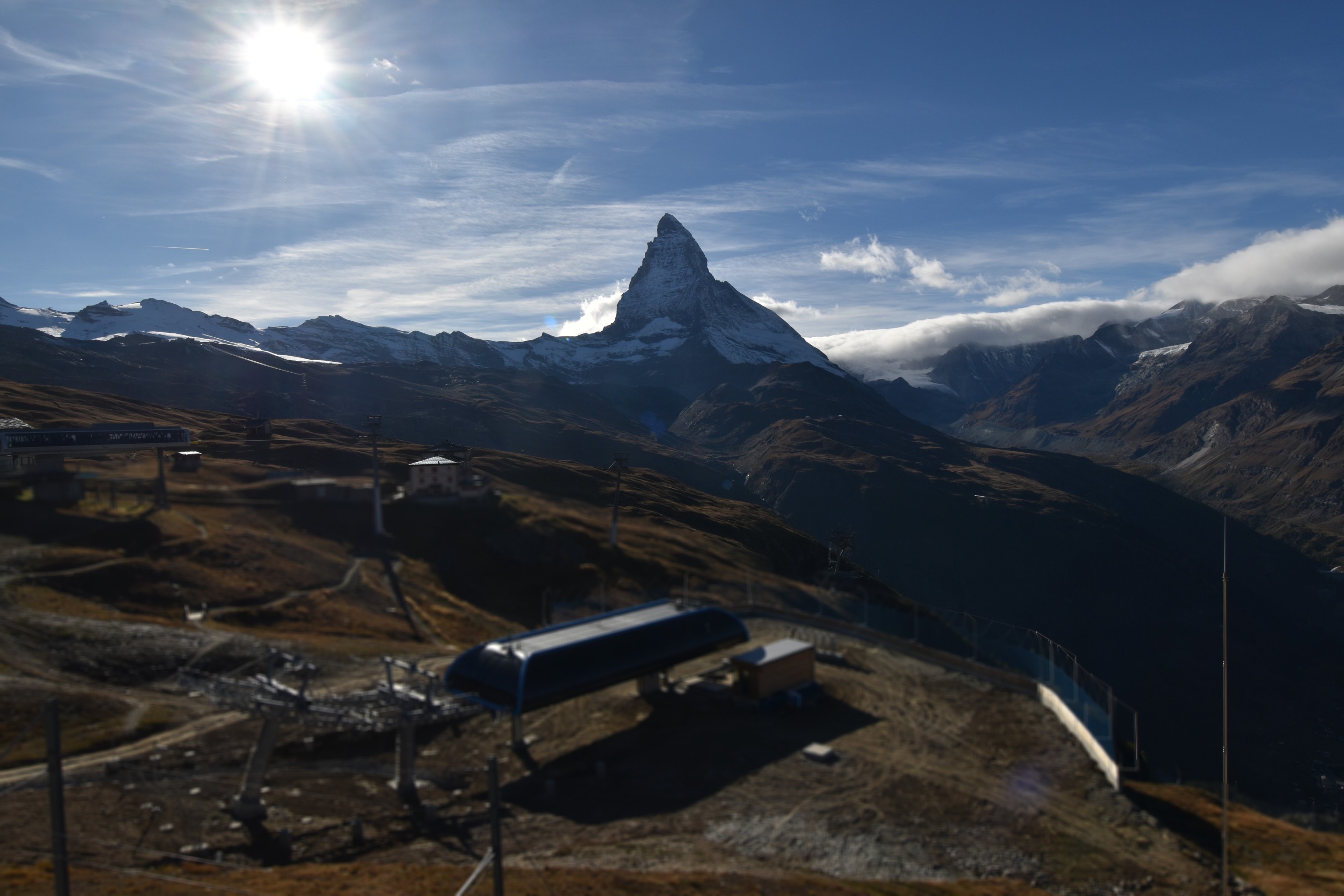 Archiv Foto Webcam Riffelberg Panorama Zermatt