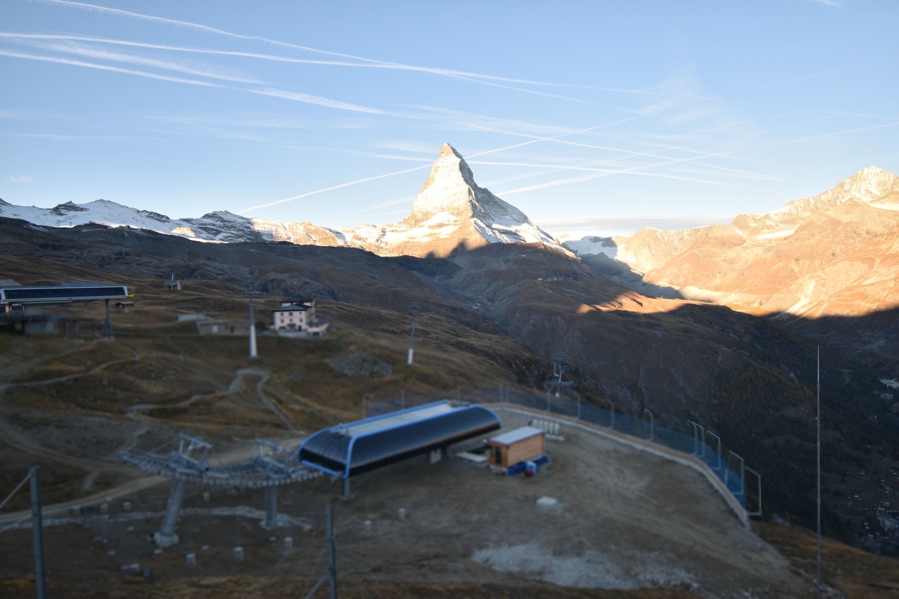 Archiv Foto Webcam Riffelberg Panorama Zermatt
