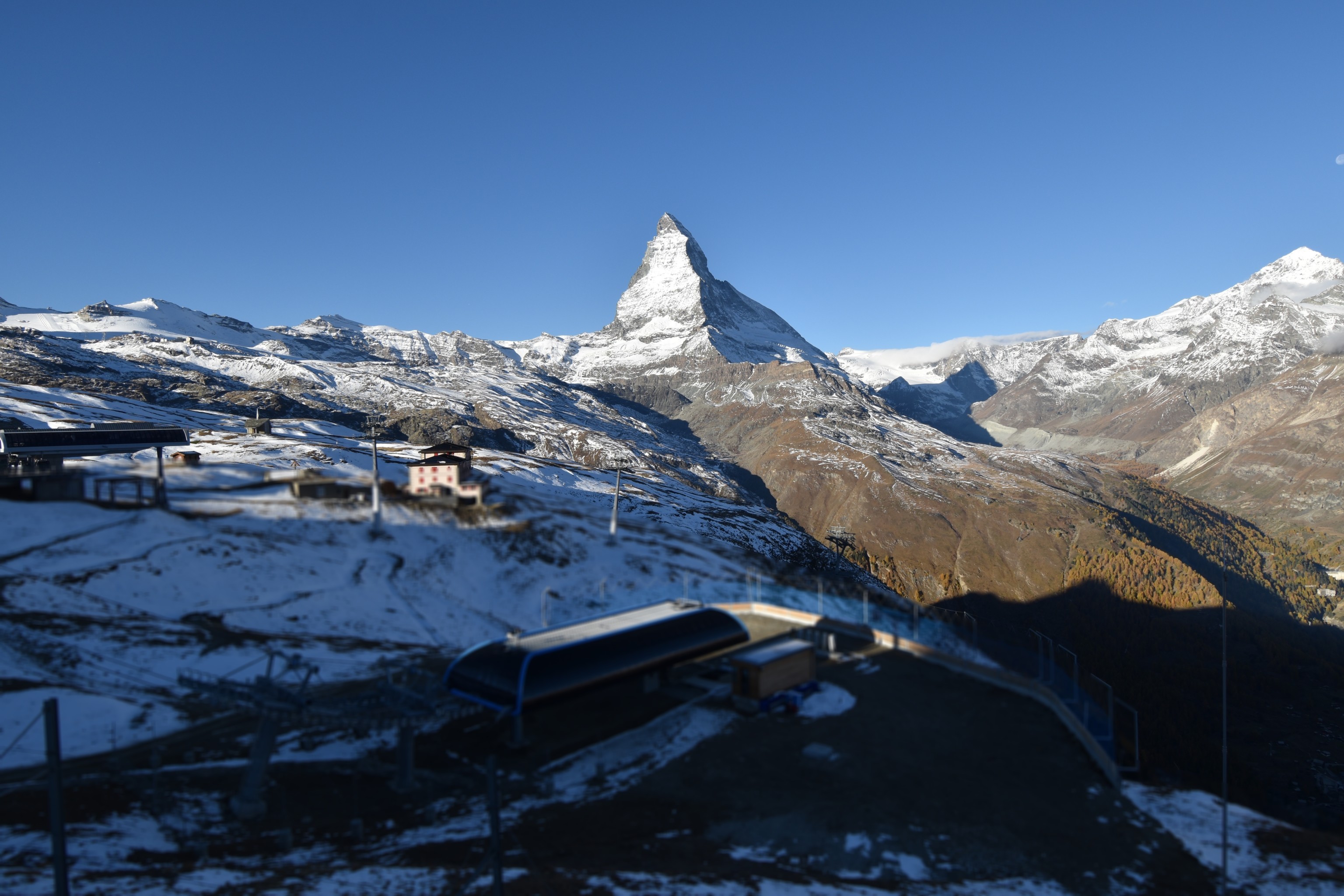 Archiv Foto Webcam Riffelberg Panorama Zermatt
