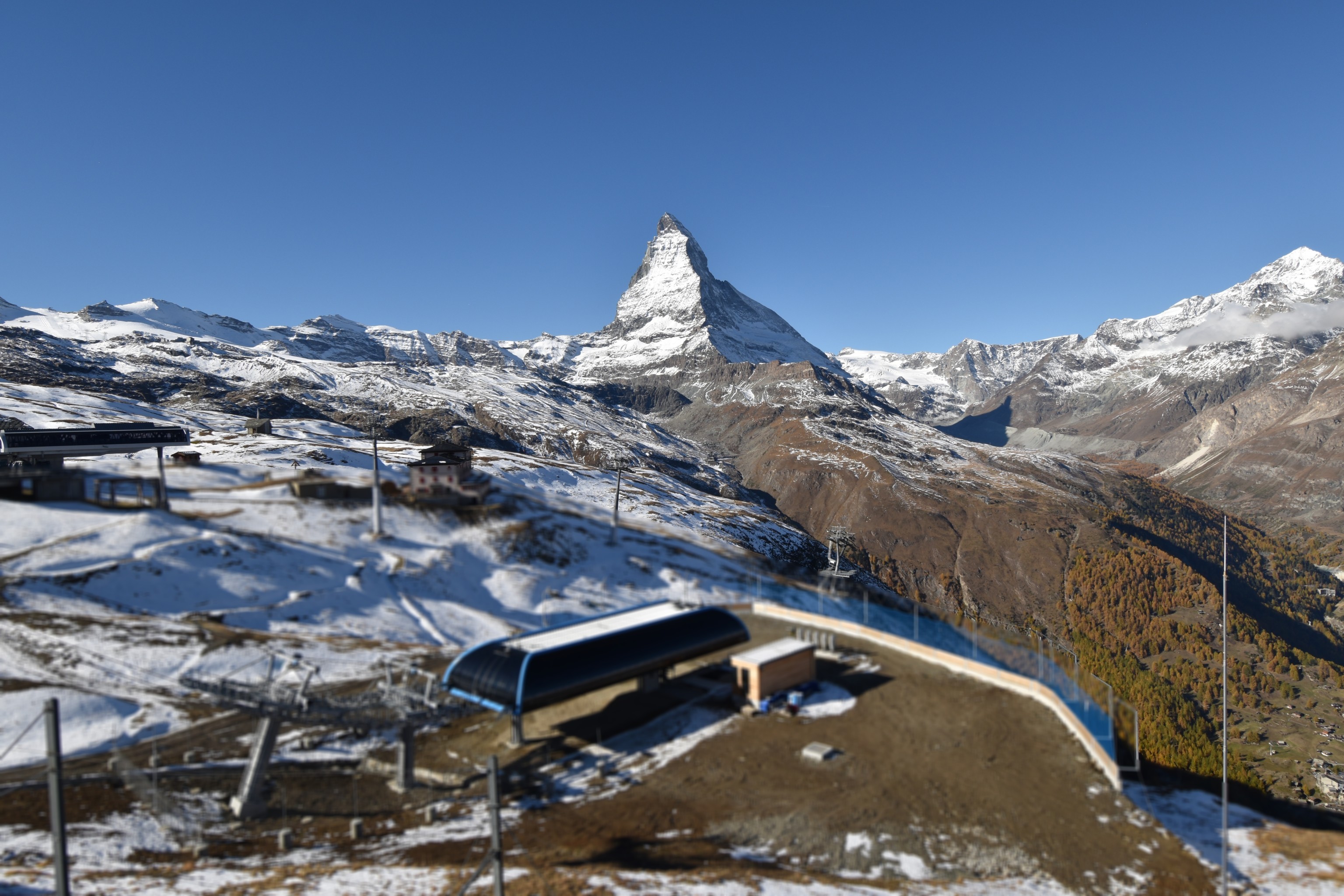 Archiv Foto Webcam Riffelberg Panorama Zermatt