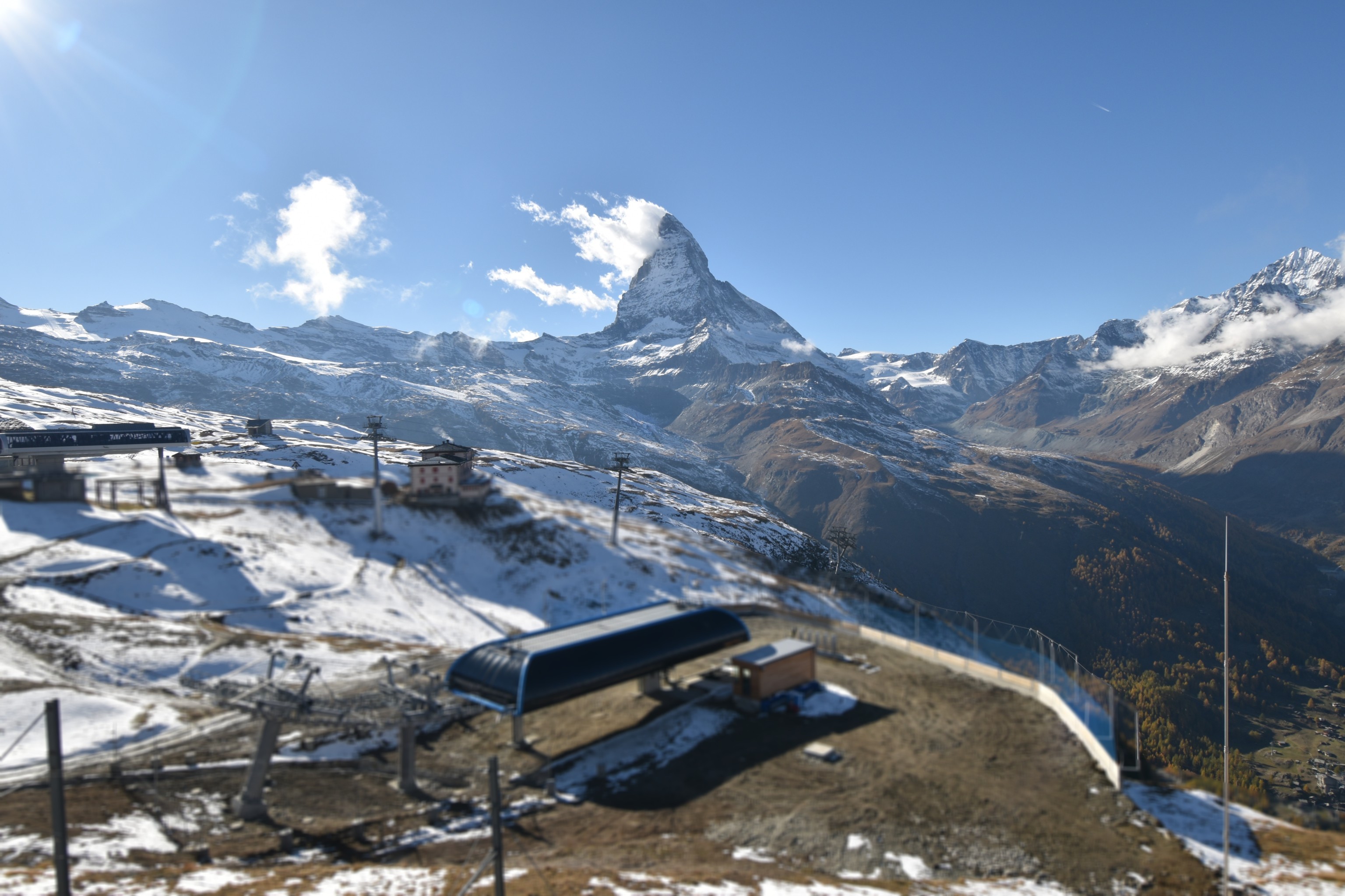 Archived image Webcam Riffelberg Panorama Zermatt