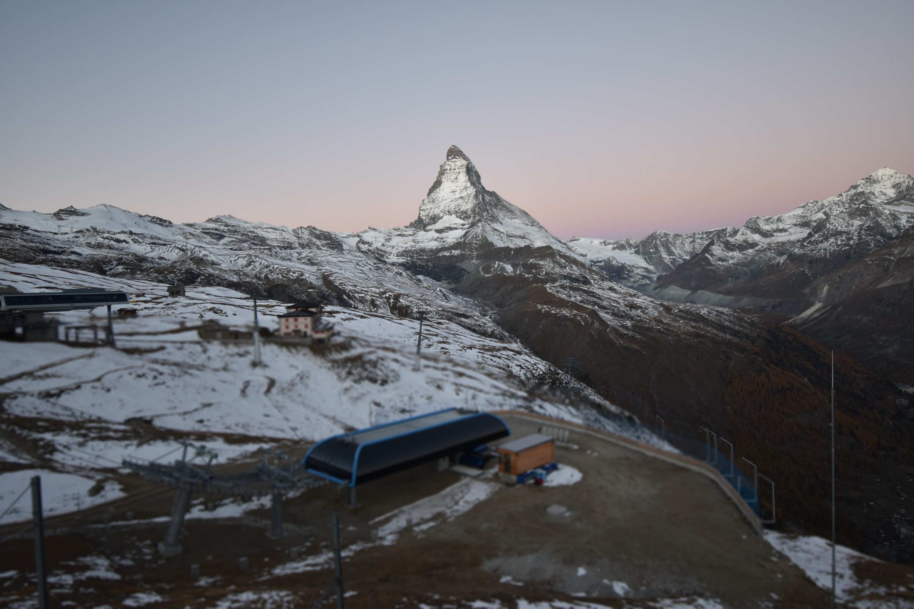 Archiv Foto Webcam Riffelberg Panorama Zermatt
