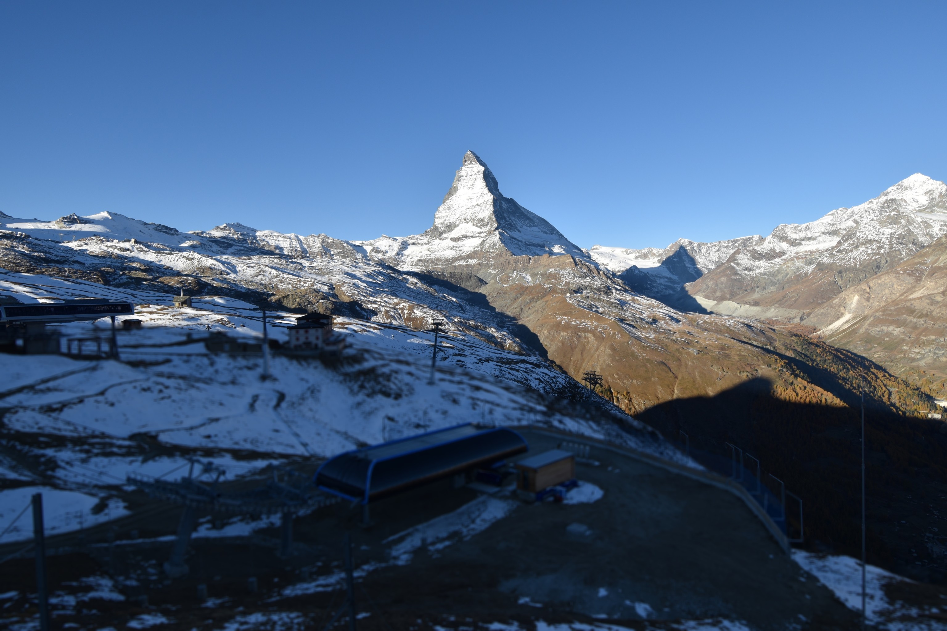 Archiv Foto Webcam Riffelberg Panorama Zermatt