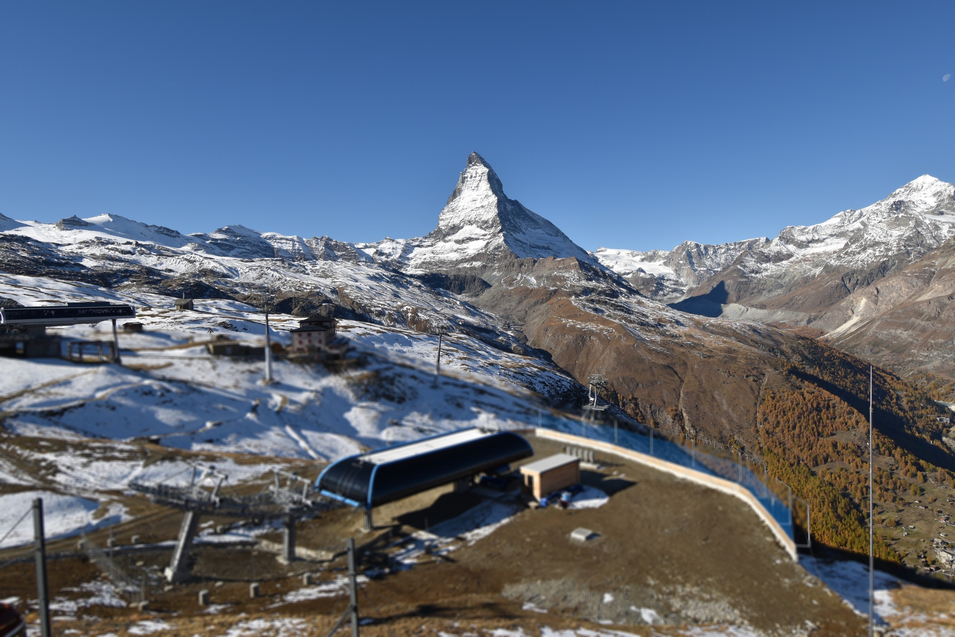 Archiv Foto Webcam Riffelberg Panorama Zermatt