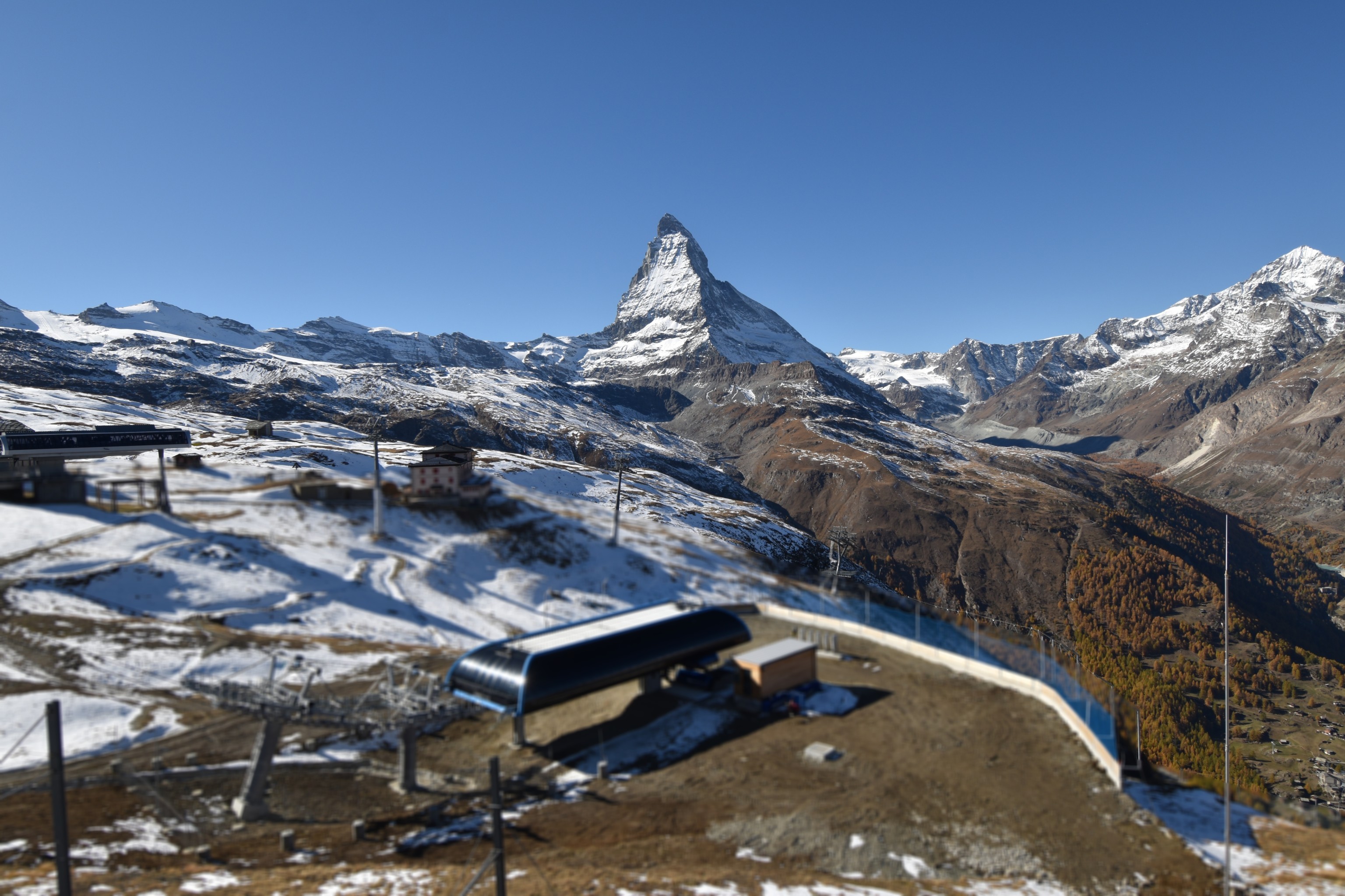 Archiv Foto Webcam Riffelberg Panorama Zermatt