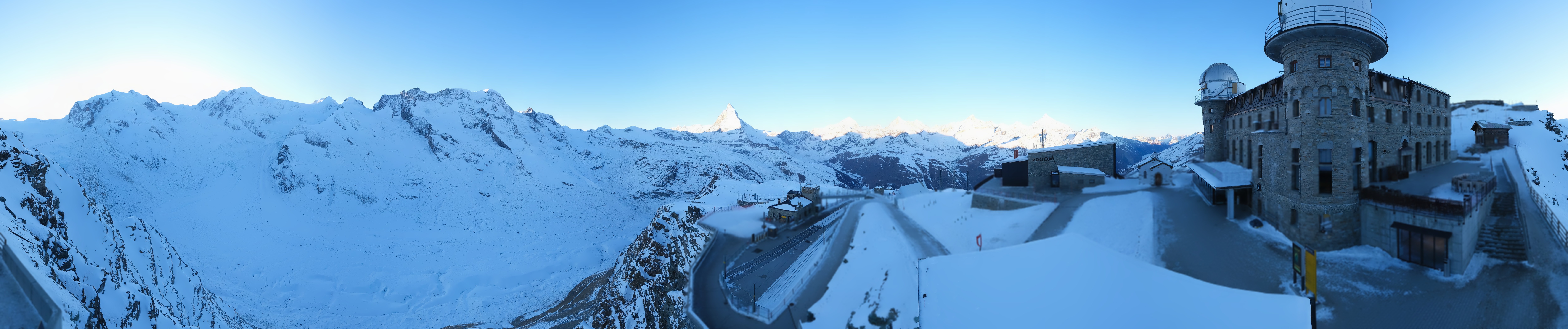 Archiv Foto Webcam Gornergrat Kulm Zermatt
