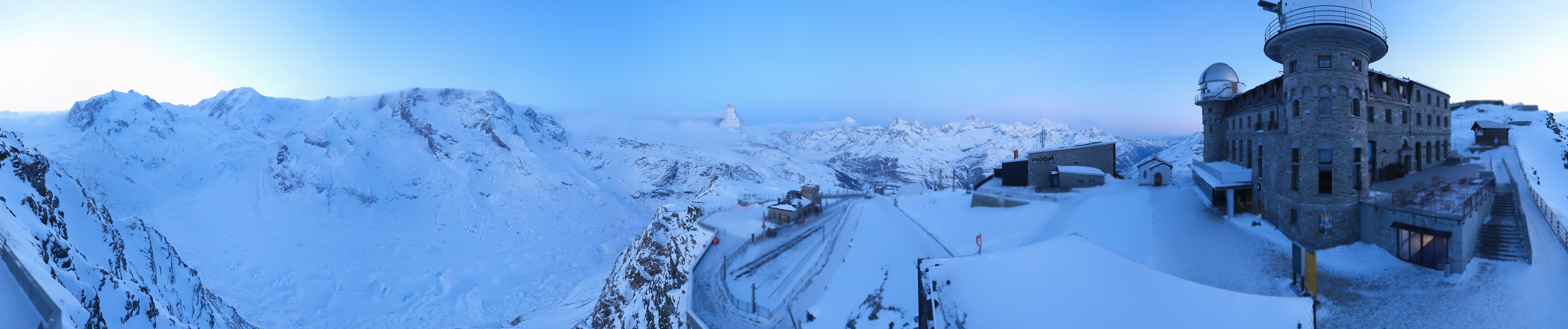 Archiv Foto Webcam Gornergrat Kulm Zermatt