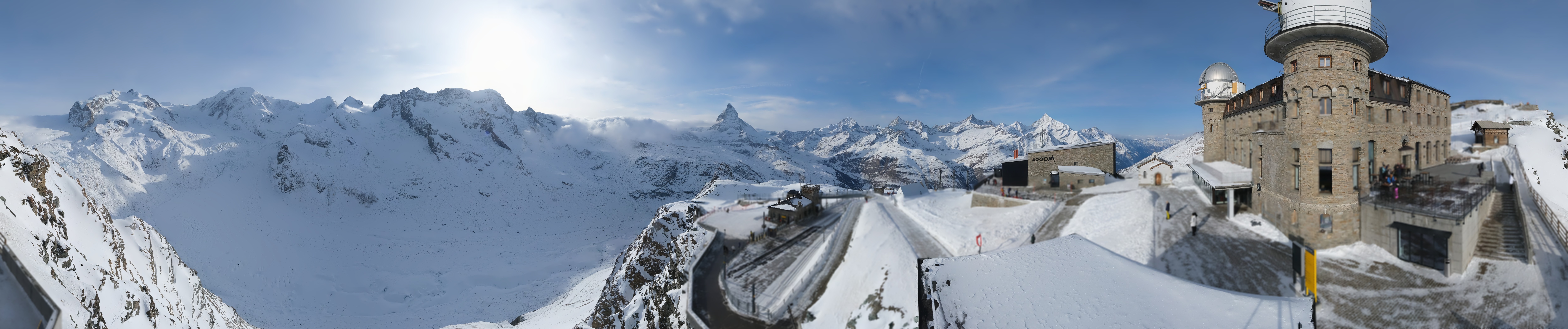 Archiv Foto Webcam Gornergrat Kulm Zermatt