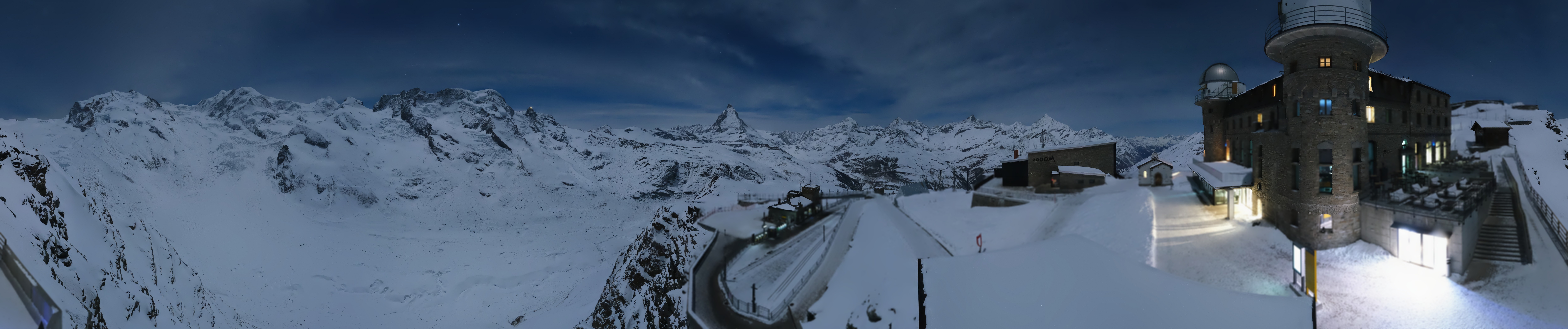 Archived image Webcam Gornergrat Kulm Zermatt