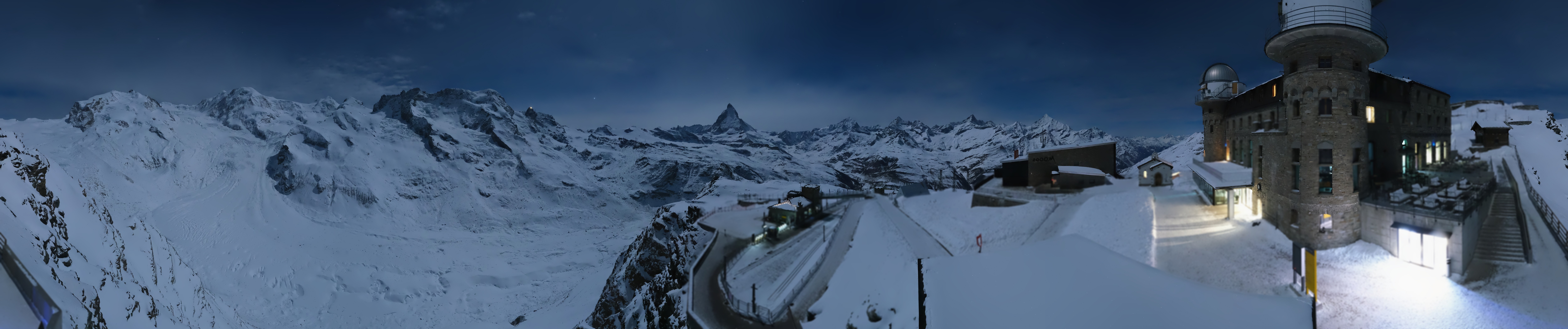Archived image Webcam Gornergrat Kulm Zermatt