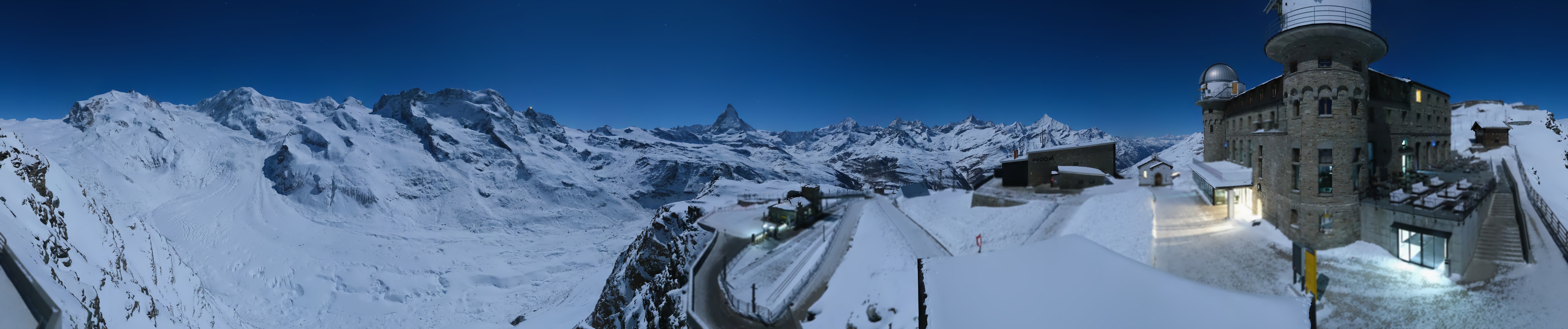 Archiv Foto Webcam Gornergrat Kulm Zermatt