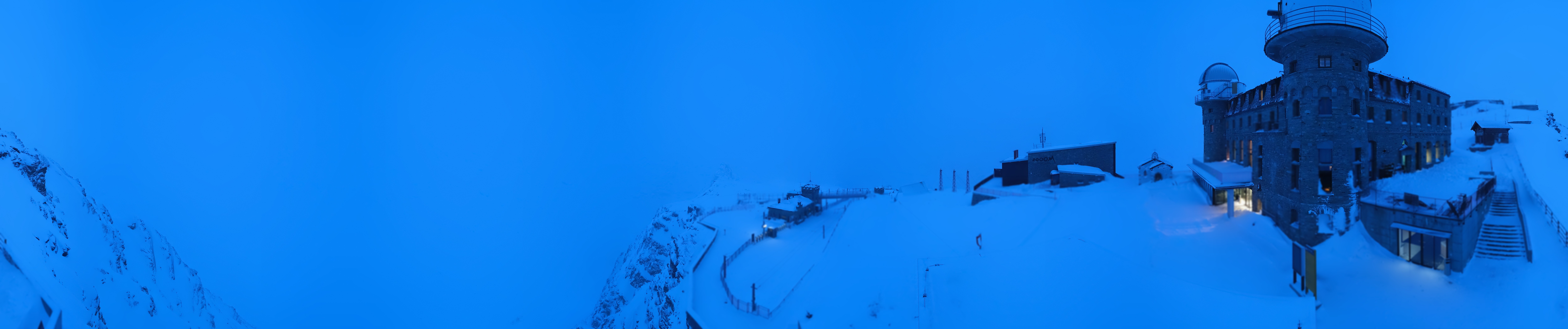 Archived image Webcam Gornergrat Kulm Zermatt