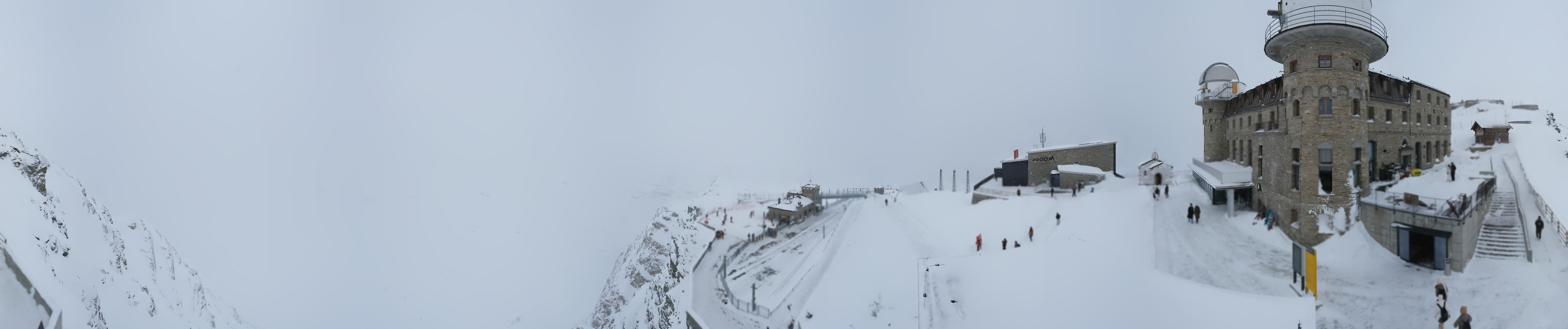 Archived image Webcam Gornergrat Kulm Zermatt