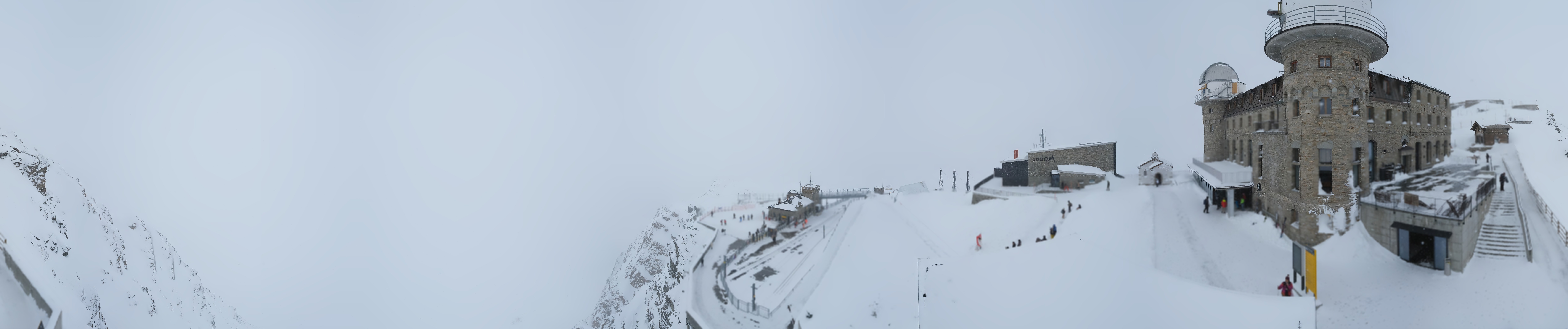 Archived image Webcam Gornergrat Kulm Zermatt